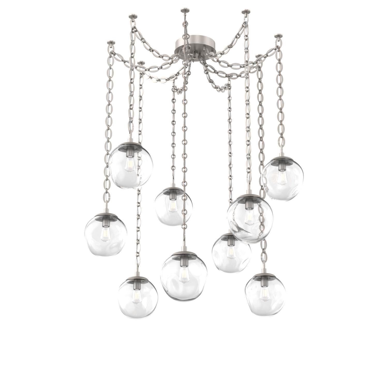 Levi Wilson Aster 19 Inch Multi Pendant Light by Hammerton Studio