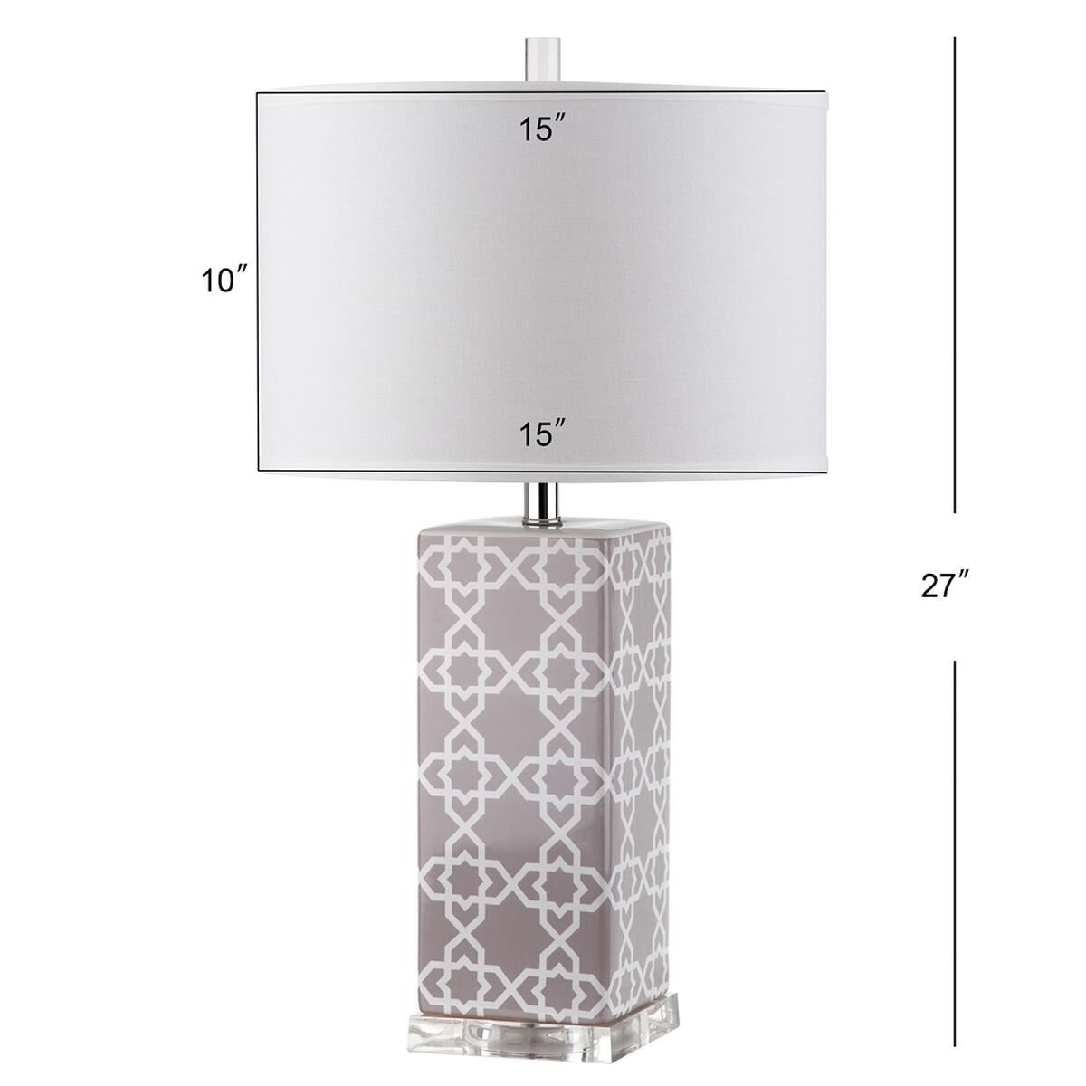 Quatrefoil 27 Inch Table Lamp by Safavieh