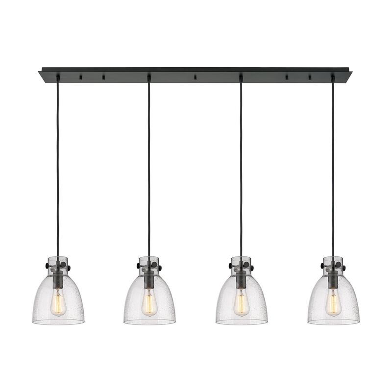 Bruno Marashlian Newton Bell 51 Inch 4 Light Linear Suspension Light by Innovations Lighting