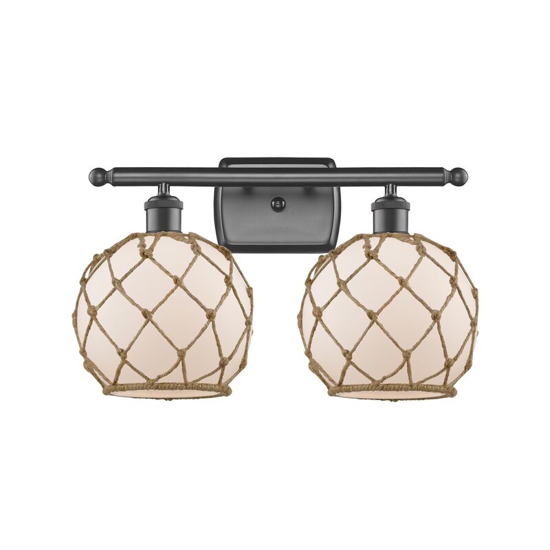 Bruno Marashlian Farmhouse Rope 18 Inch Bath Vanity Light by Innovations Lighting