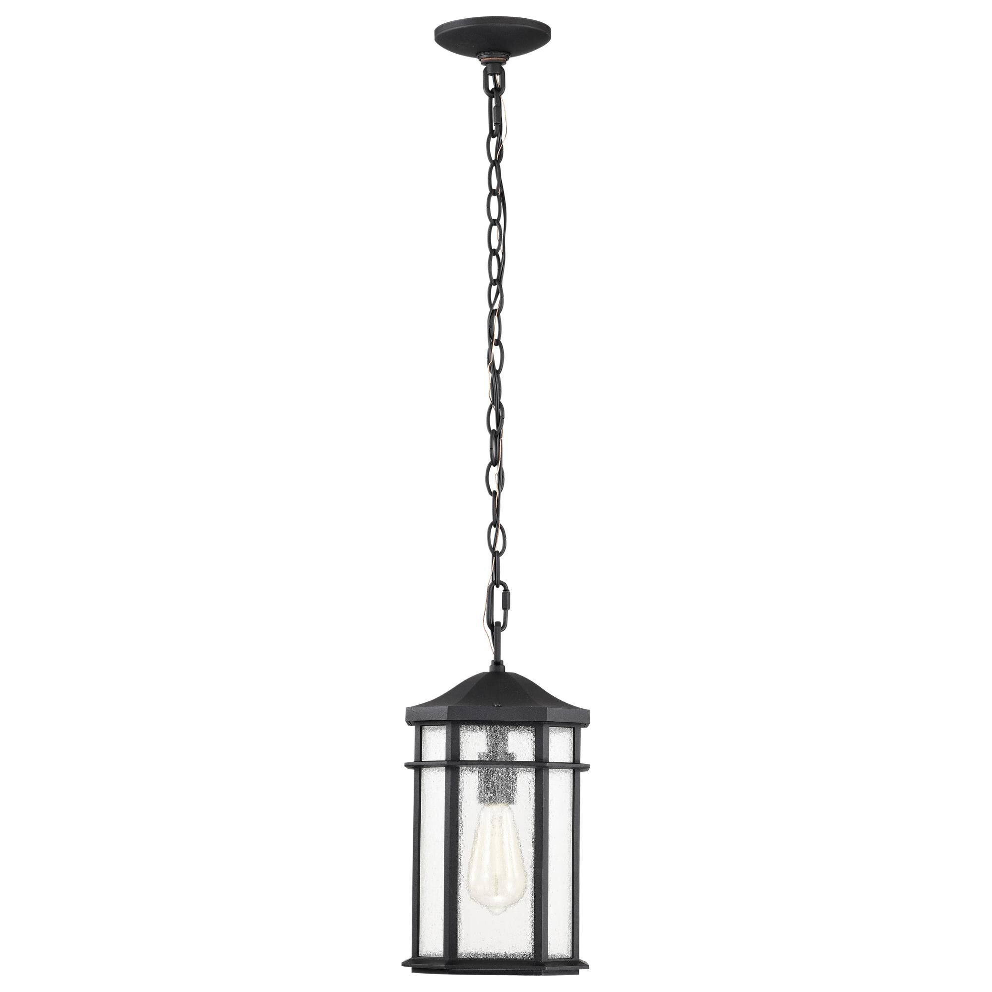 Raiden 14 Inch Tall Outdoor Hanging Lantern,