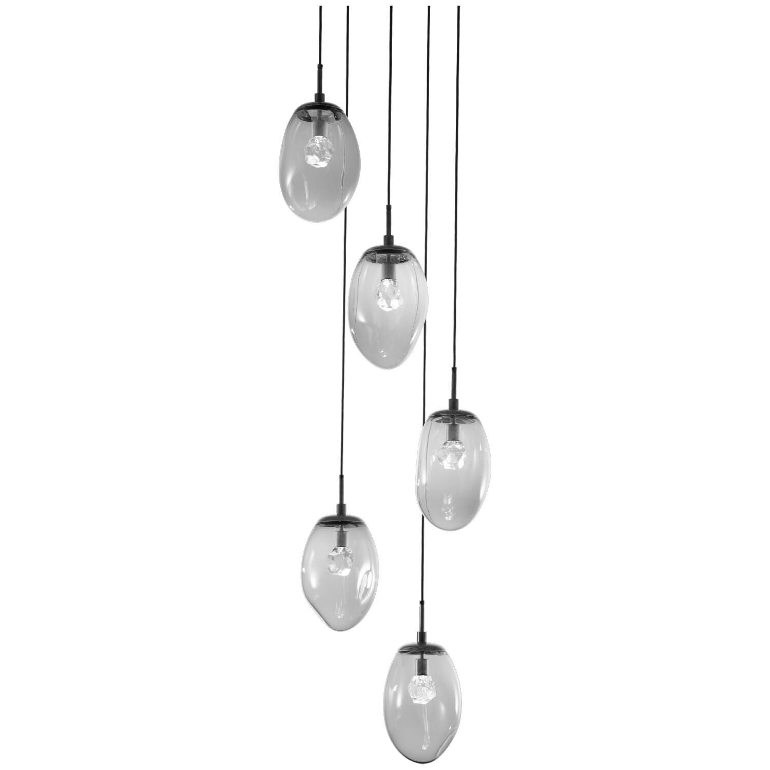 Levi Wilson Nebula 24 Inch 5 Light Multi Light Pendant by Hammerton Studio