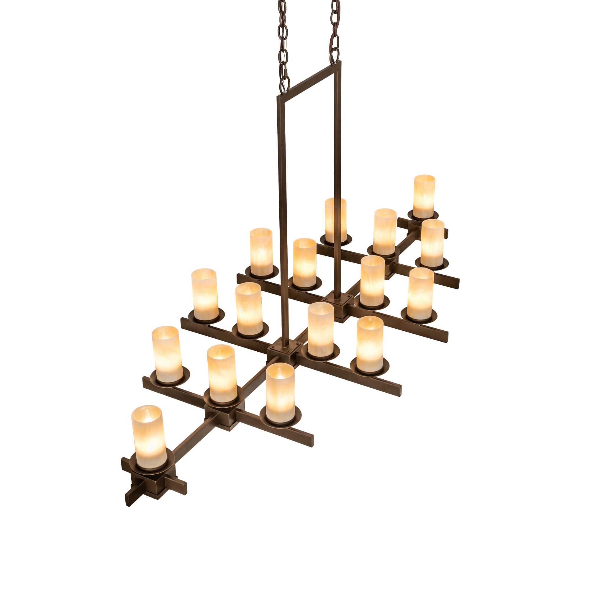 Dante 72 Inch 16 Light Linear Suspension Light by Meyda Lighting