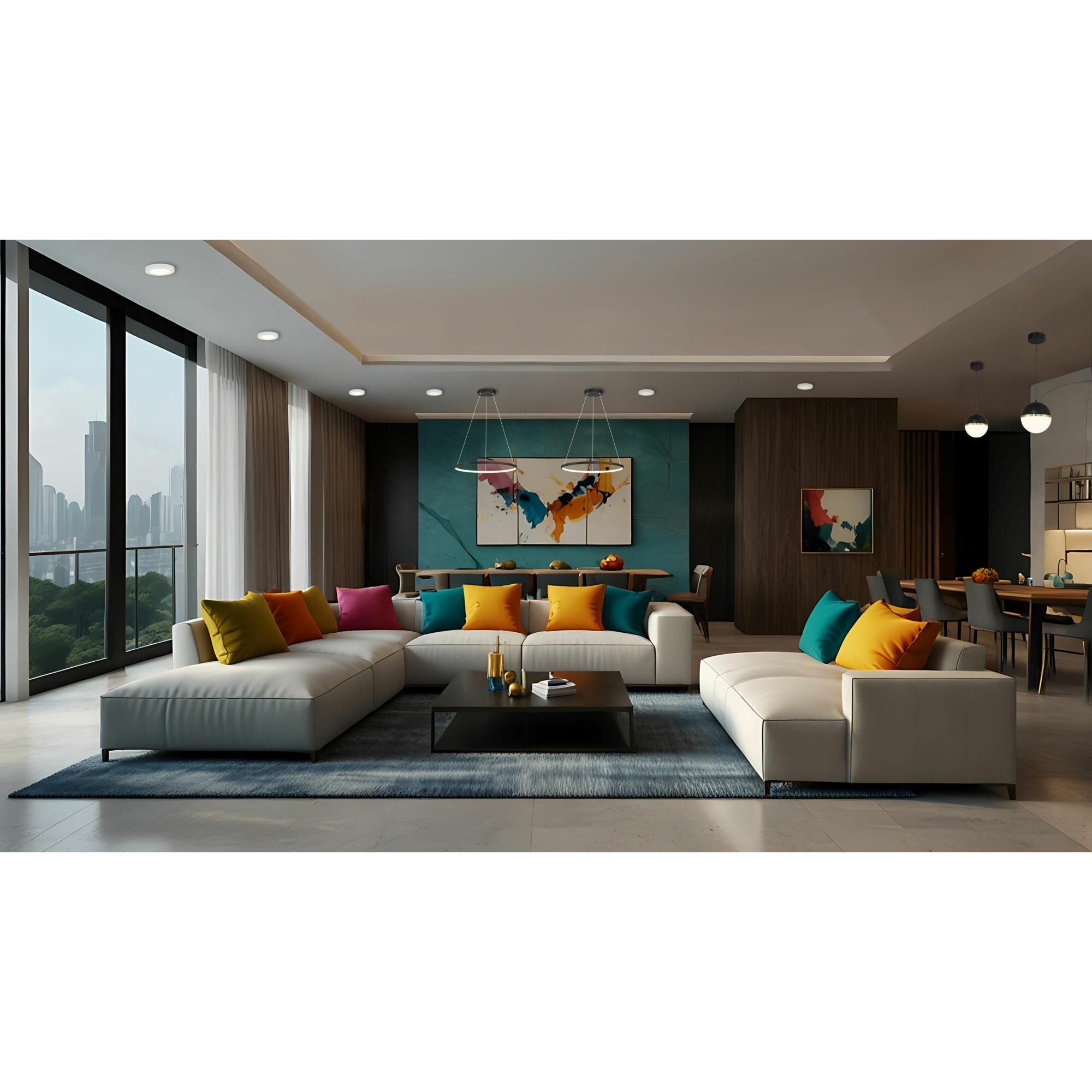 Shown in White finish and White Acrylic glass