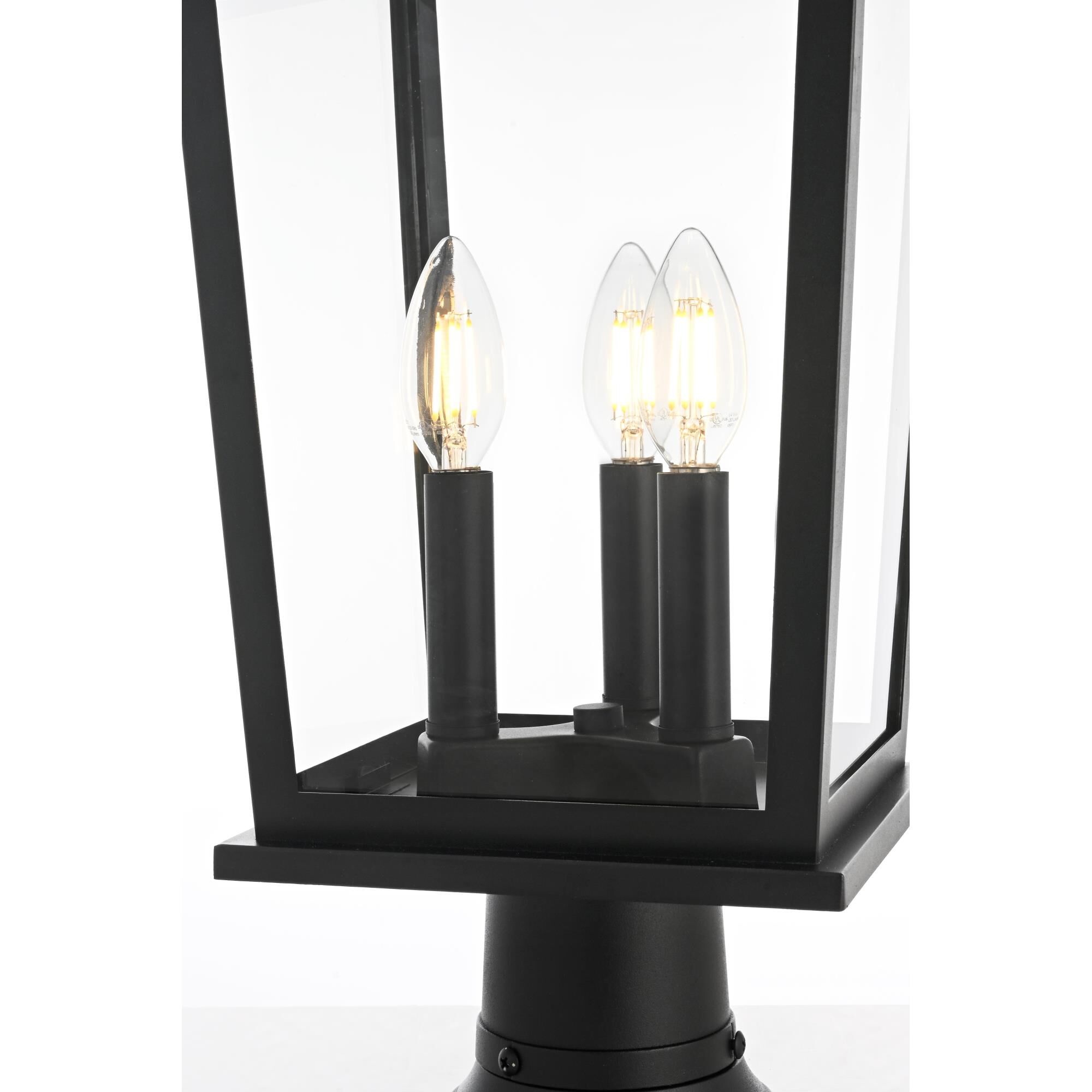 Cayman 21 Inch Outdoor Post Lamp by Elegant Lighting