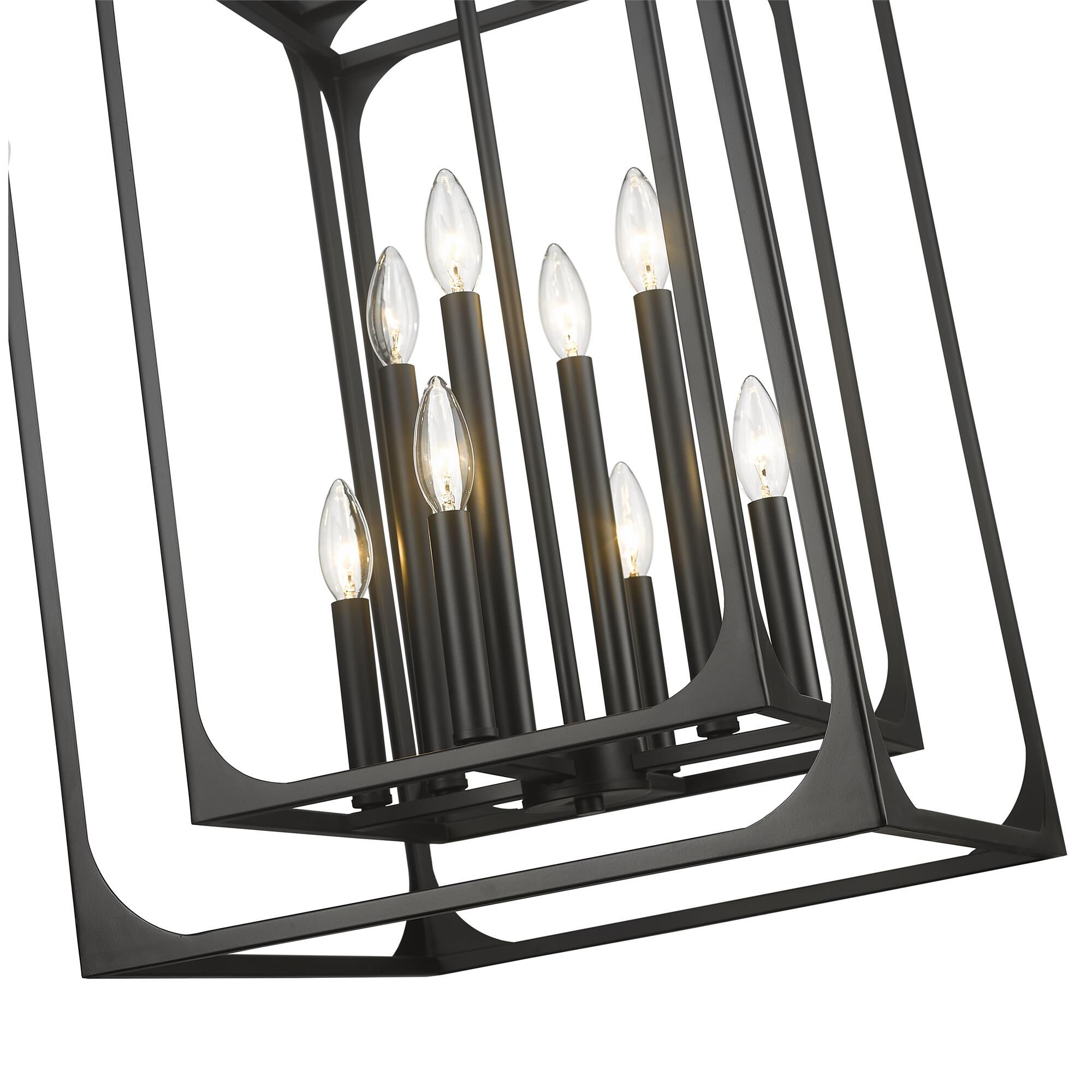 Shown in Matte Black finish and Steel shade