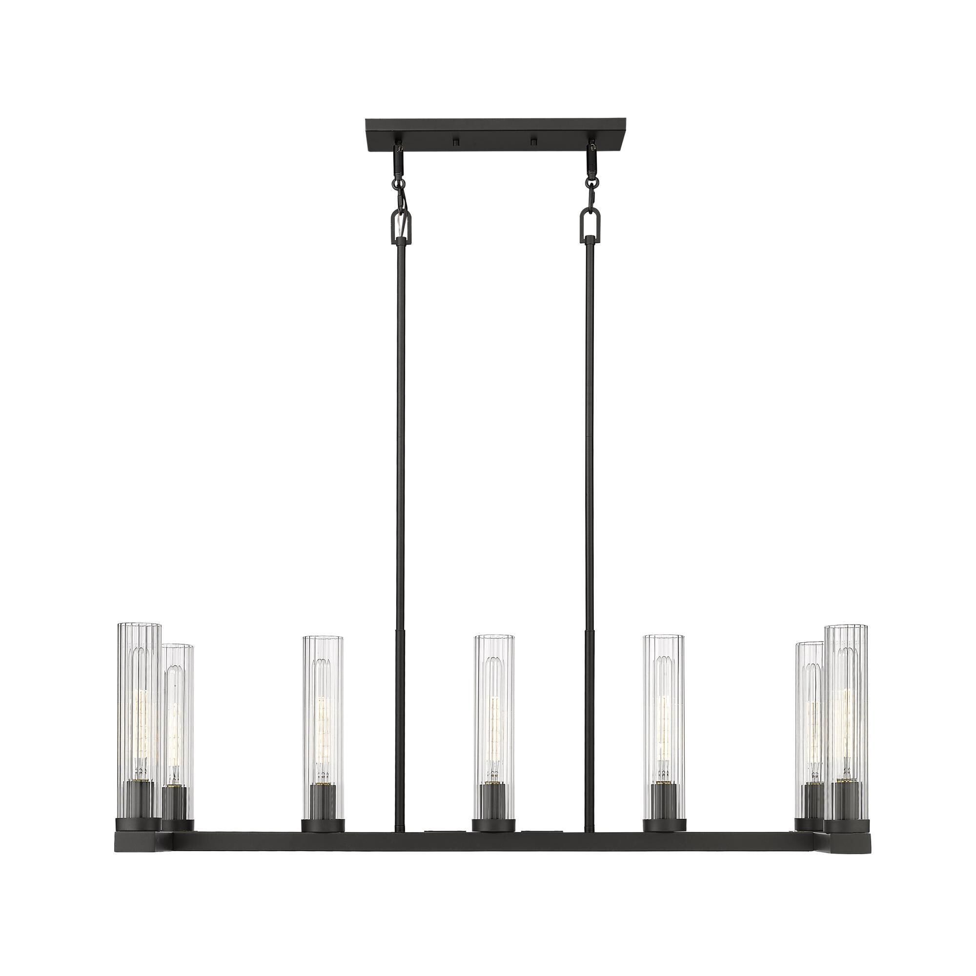 Shown in Bronze finish and Glass shade