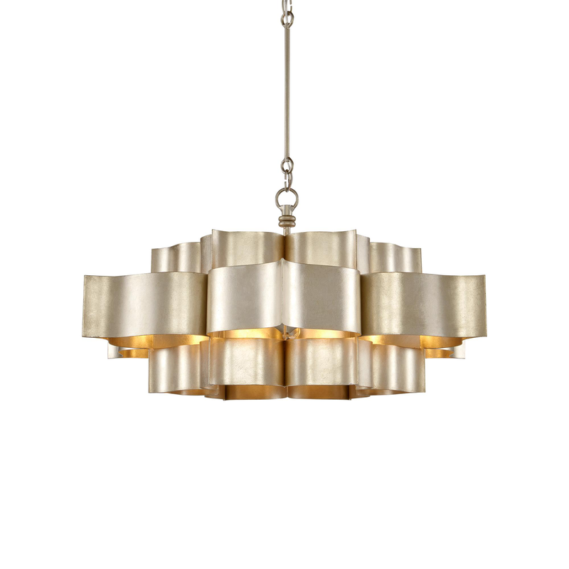 Grand Lotus 30 Inch Pendant Light by Currey & Company