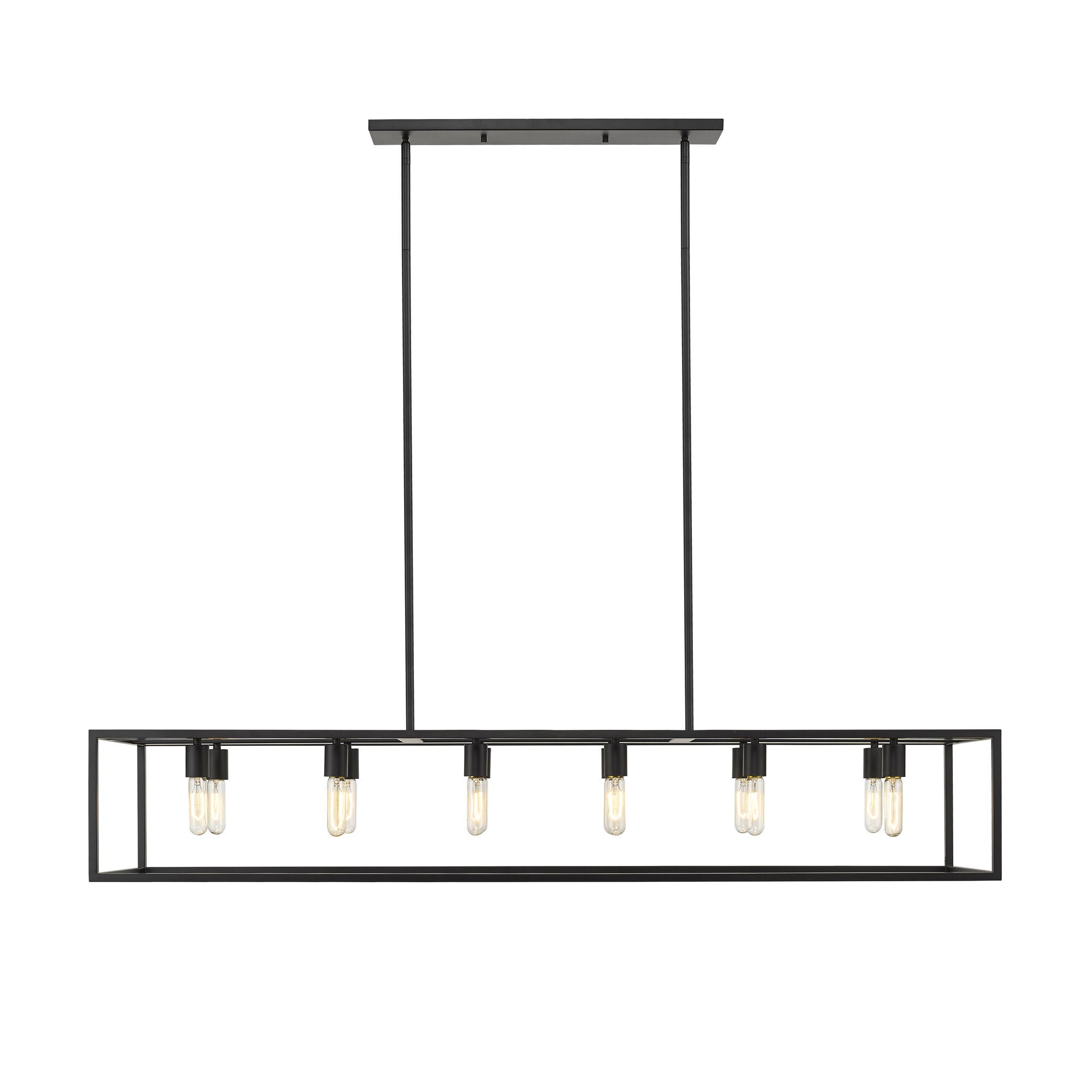 Shown in Matte Black finish and -- glass and -- shade