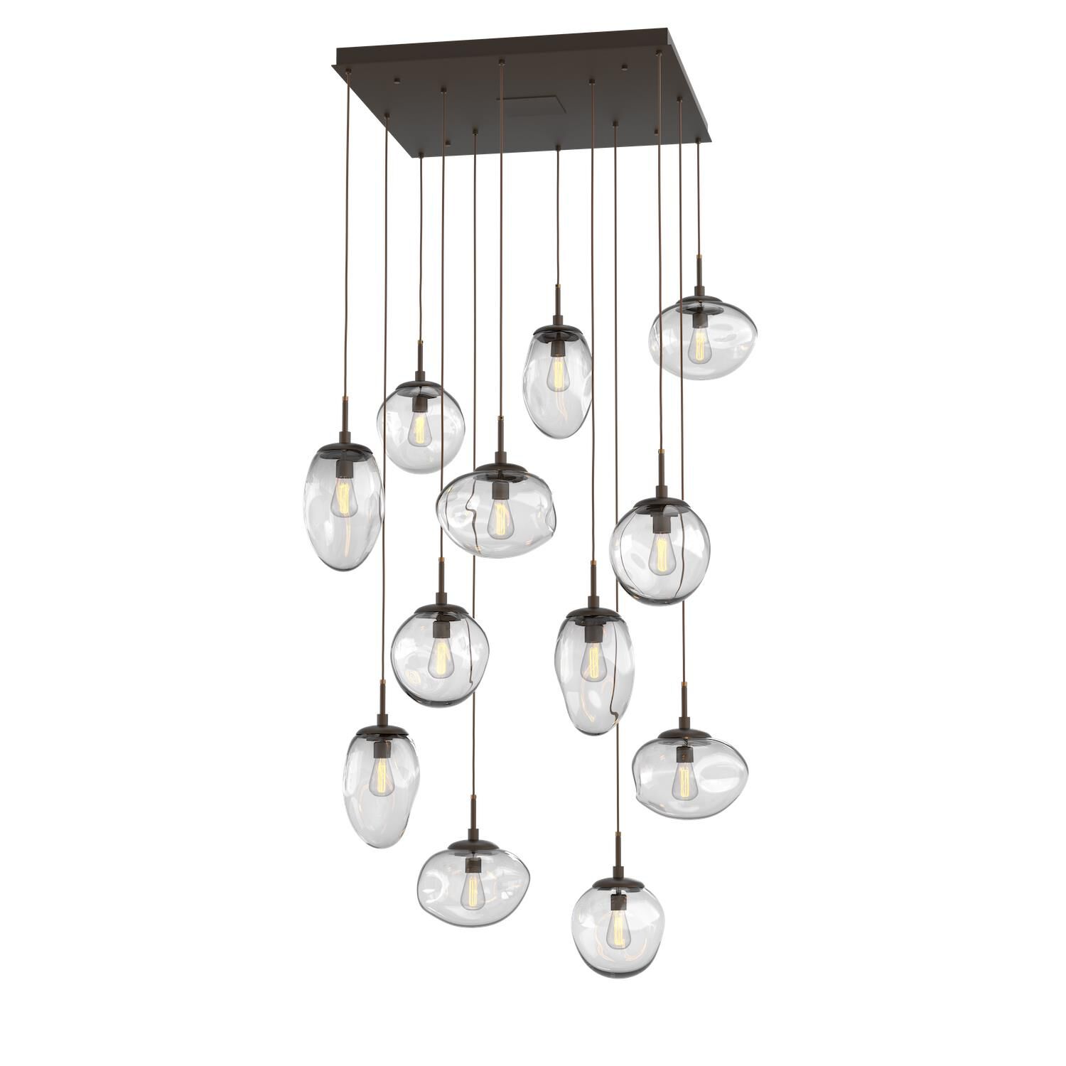 Levi Wilson Nebula 38 Inch 12 Light Multi Light Pendant by Hammerton Studio