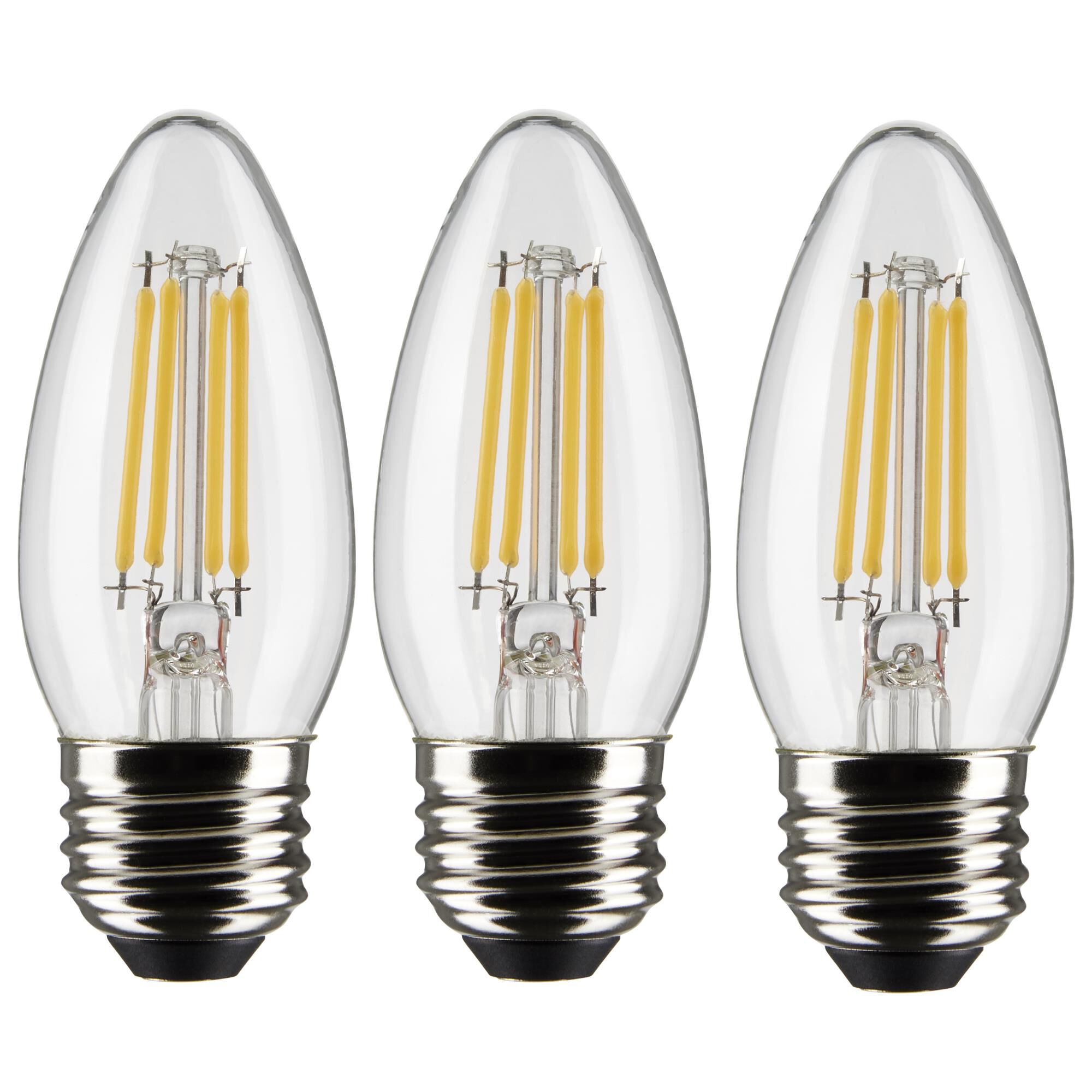 Dimmable 4 Watt 2700K B11 LED Light Bulb by Satco
