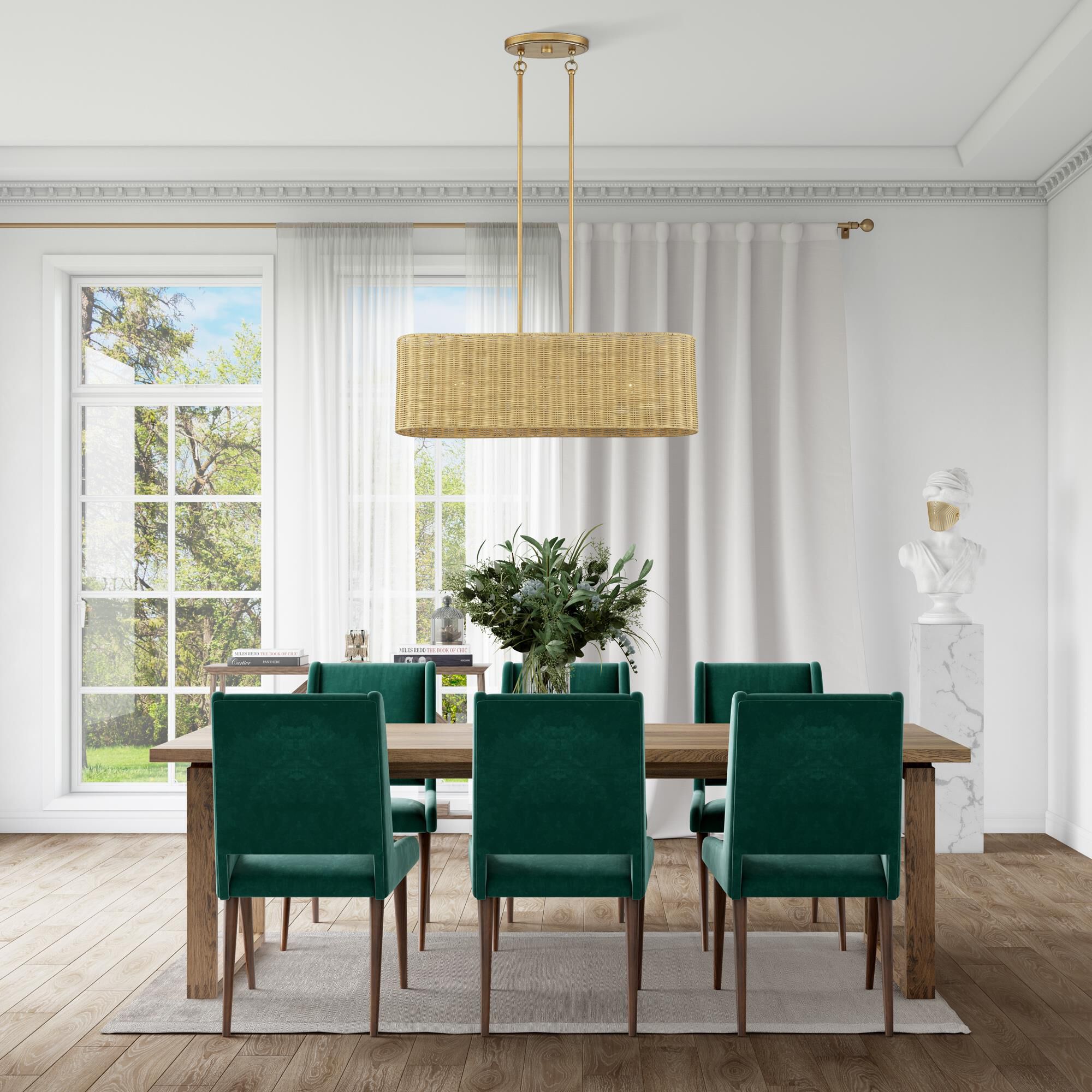 Weavington 30 Inch Linear Suspension Light by Livex Lighting