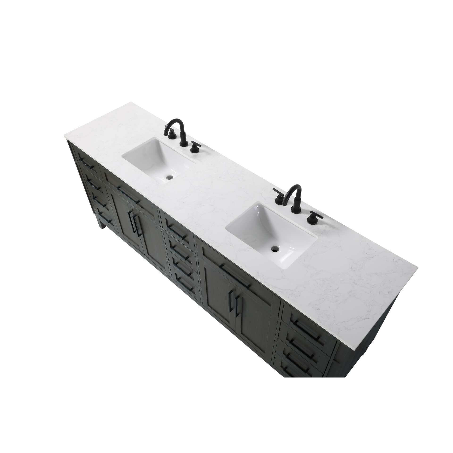 Virginia 84 Inch Bath Vanity by Elegant Decor