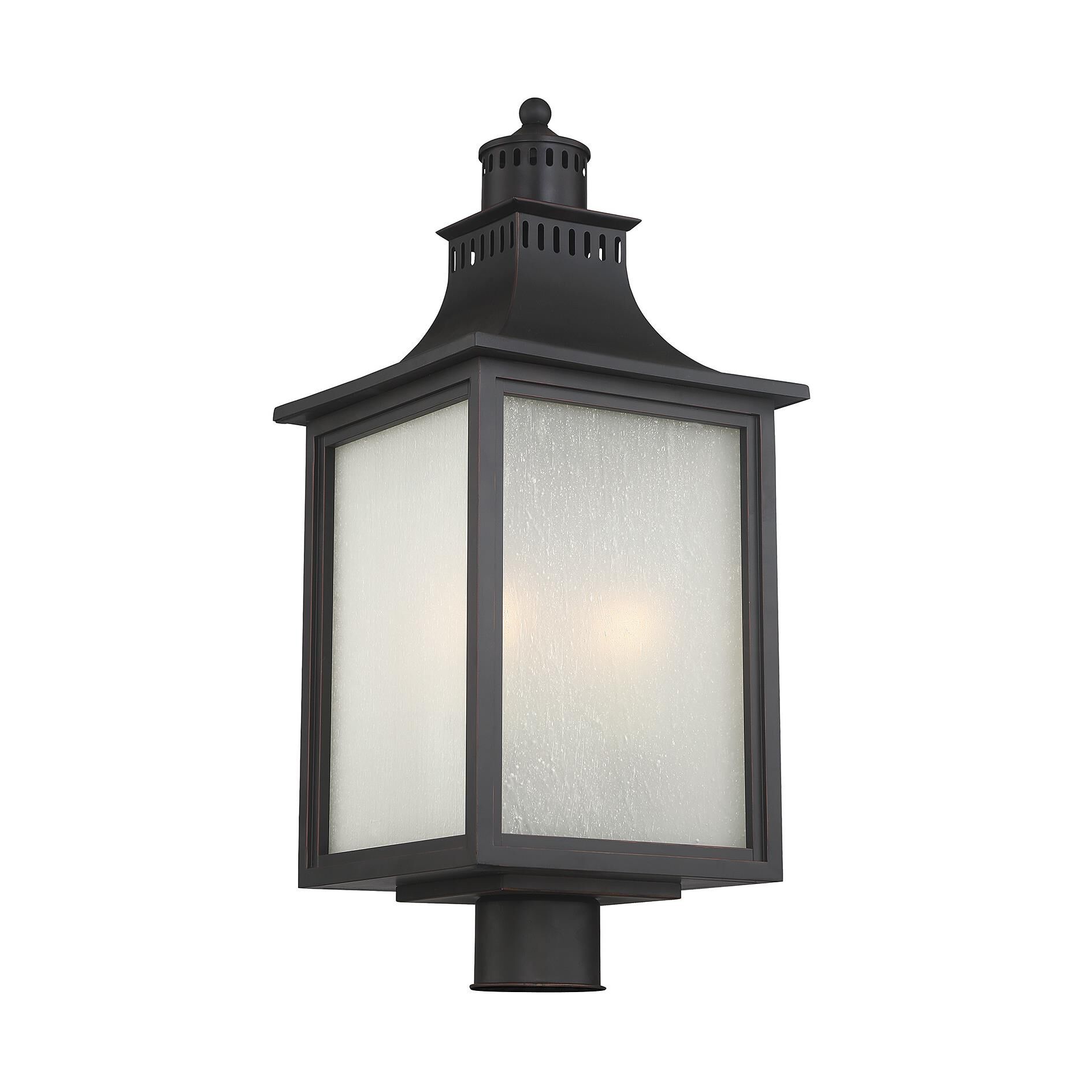 Karyl Pierce Paxton Monte Grande 23 Inch Tall 3 Light Outdoor Post Lamp by Savoy House