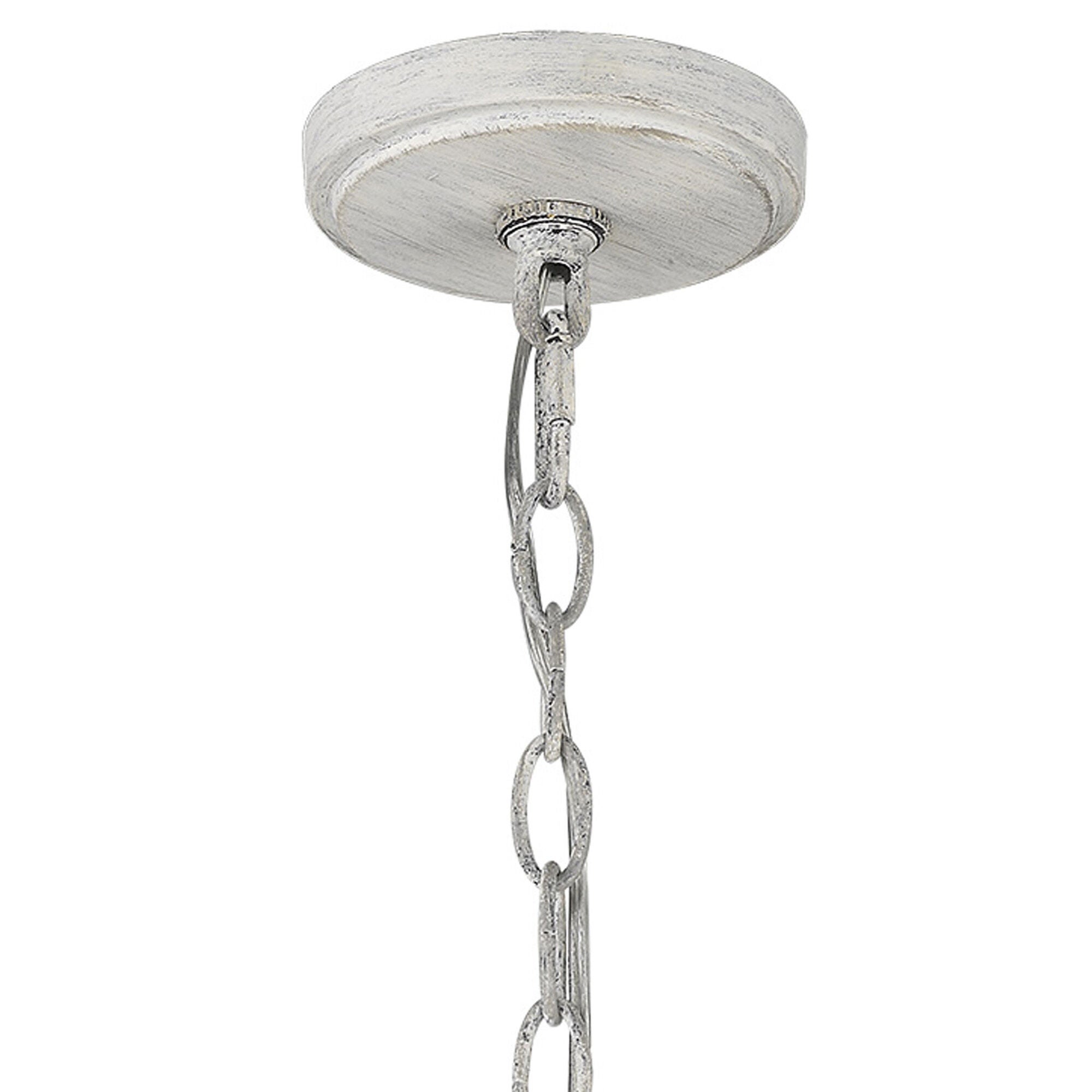 Shown in Country White finish and -- glass and -- shade