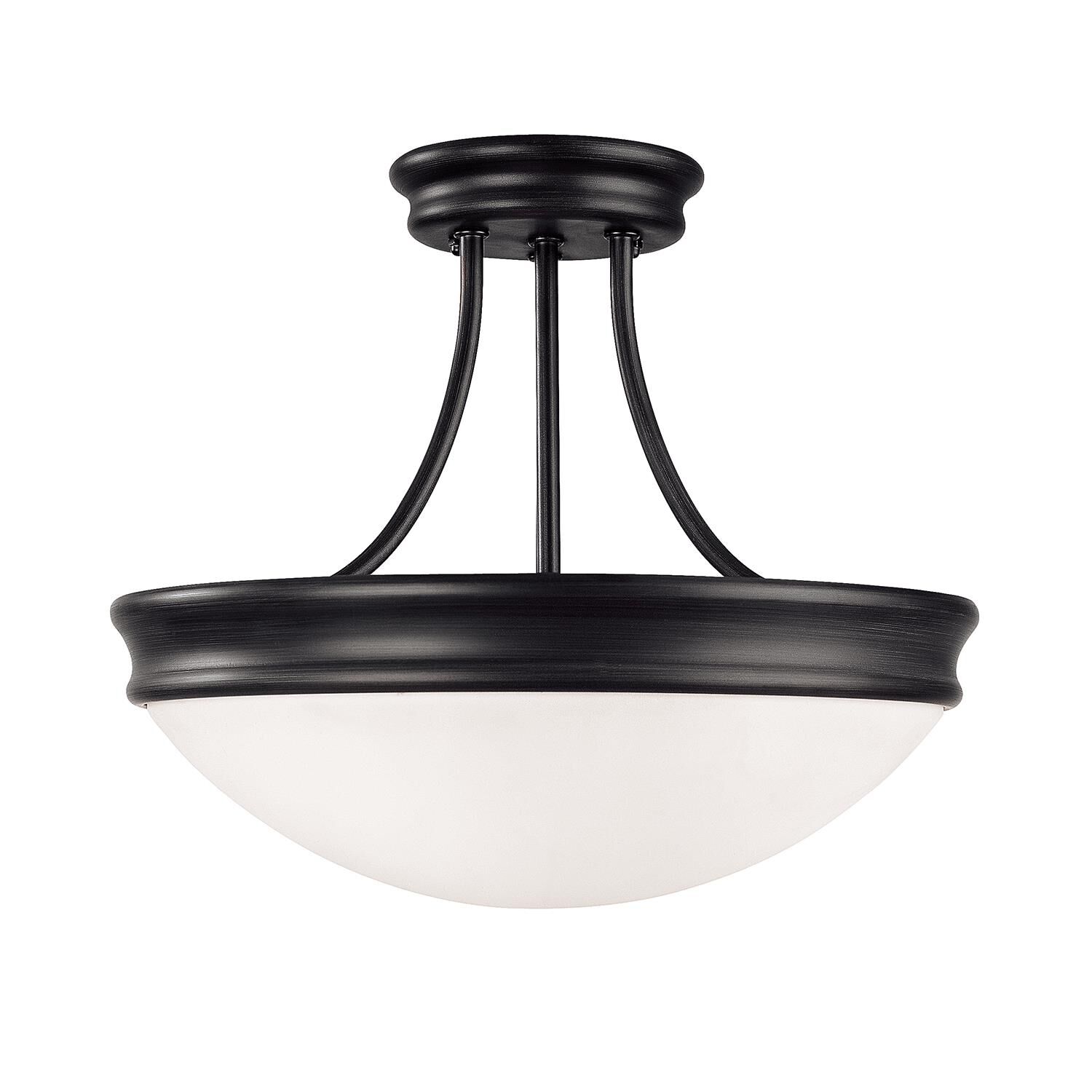 14 Inch 3 Light Semi Flush Mount by Capital Lighting Fixture Company
