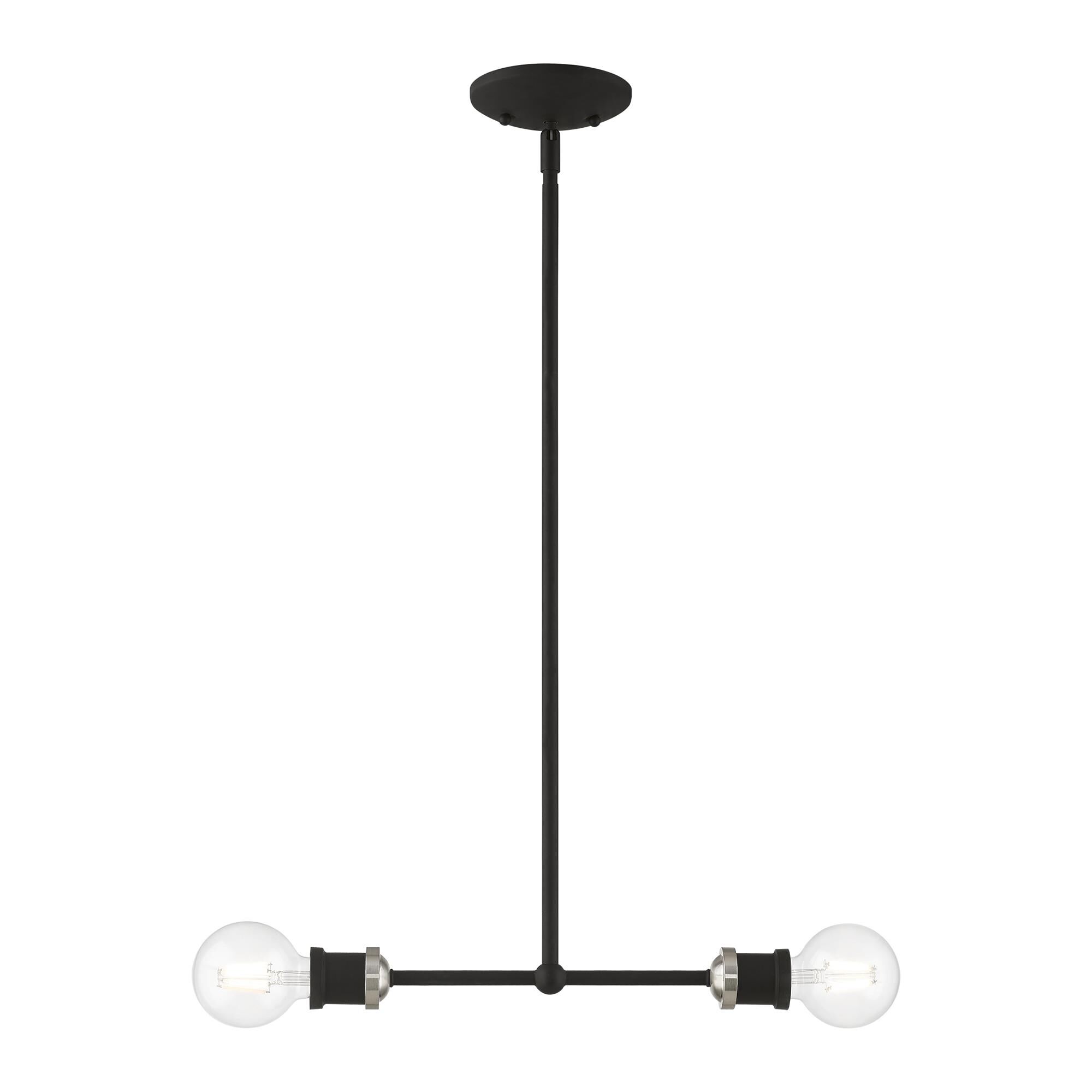 Lansdale 14 Inch 2 Light Linear Suspension Light by Livex Lighting