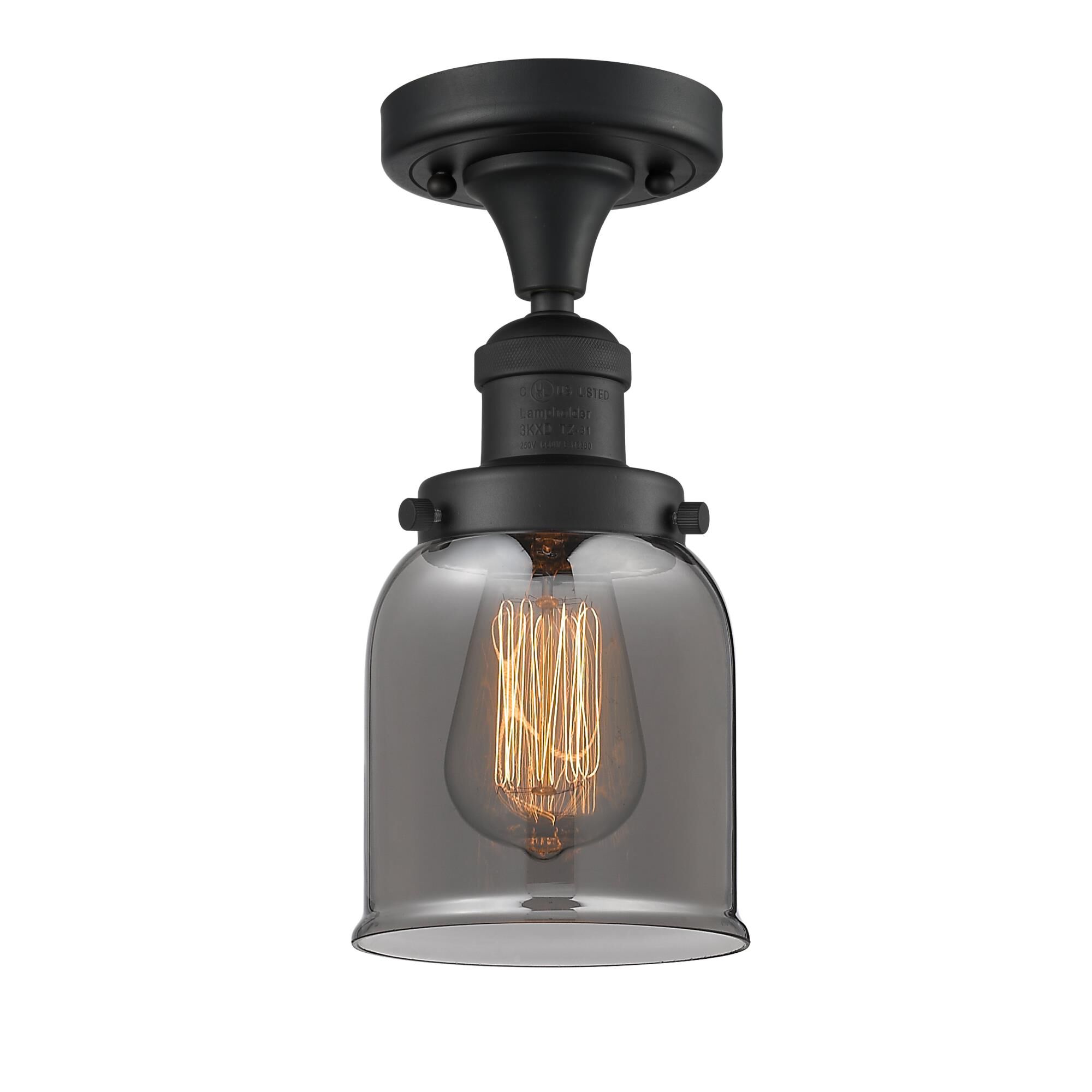 Bruno Marashlian Small Bell 5 Inch 1 Light Semi Flush Mount by Innovations Lighting