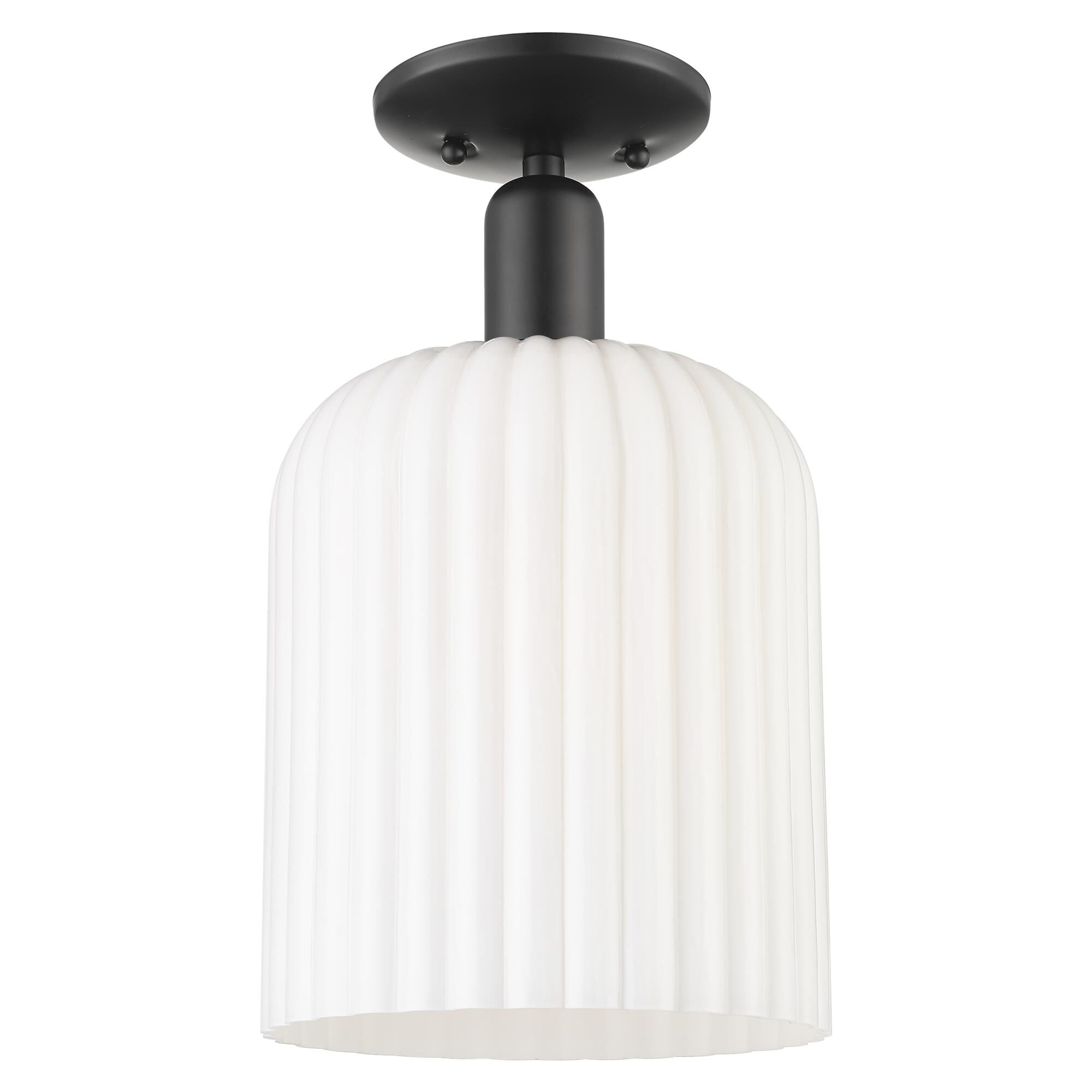 Bruno Marashlian Bridal Veil 8 Inch Semi Flush Mount by Innovations Lighting