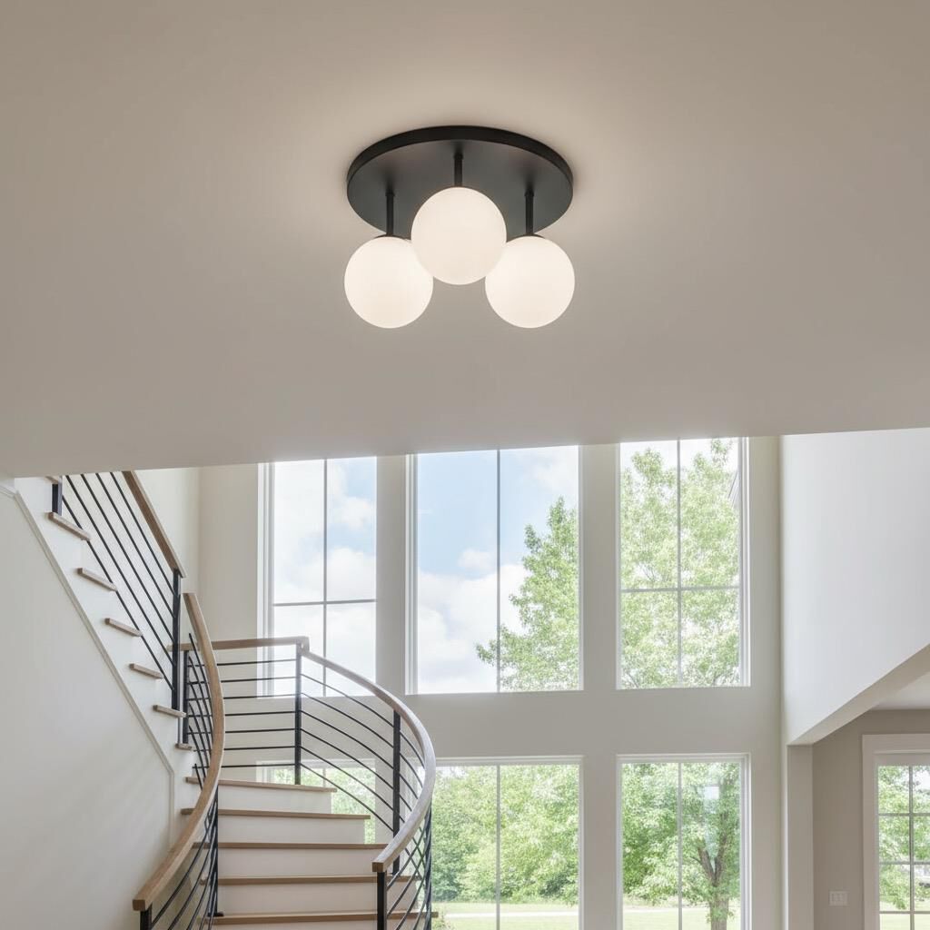 Comet 18 Inch 3 Light LED Flush Mount by Artcraft