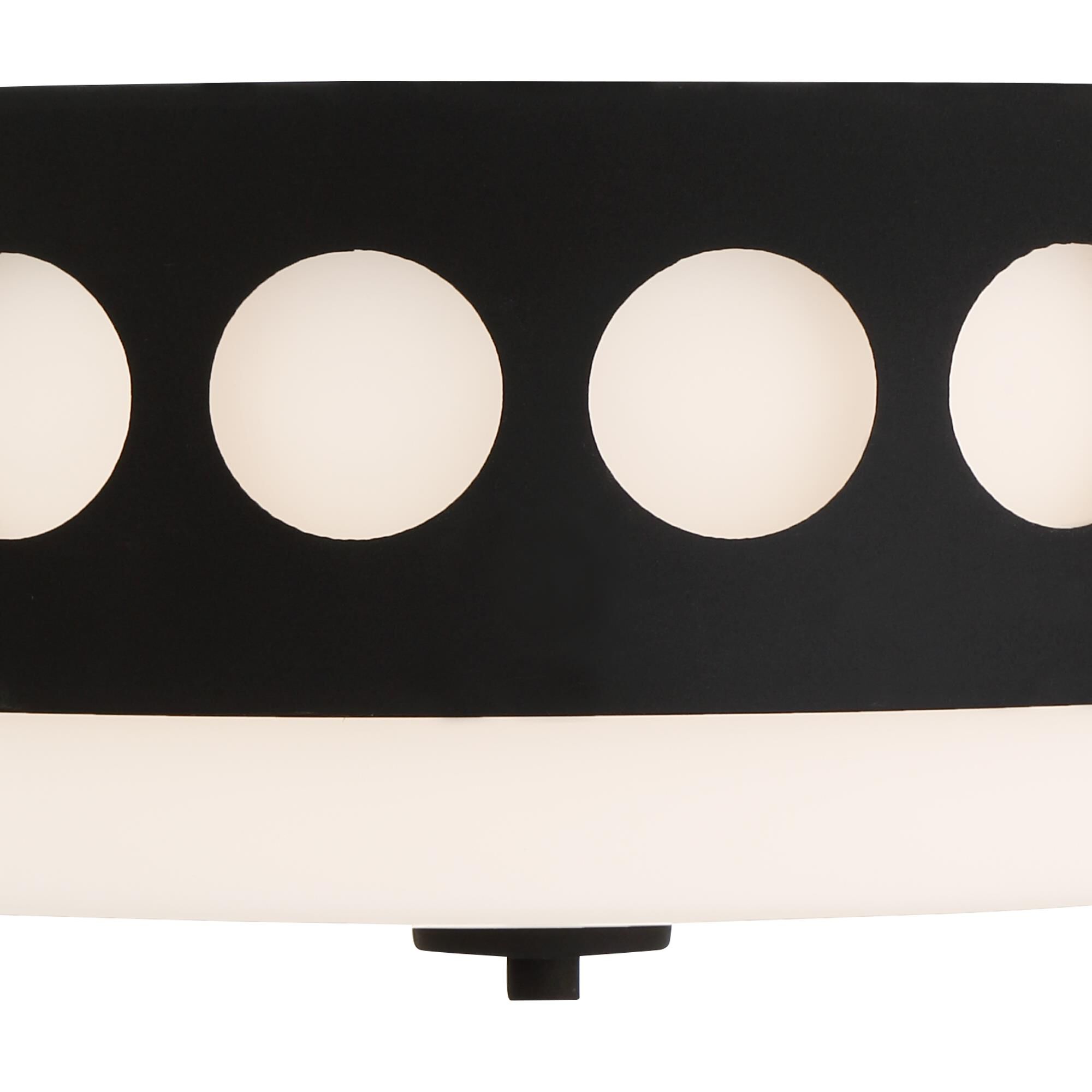 Kirby 13 Inch 2 Light Semi Flush Mount by Crystorama