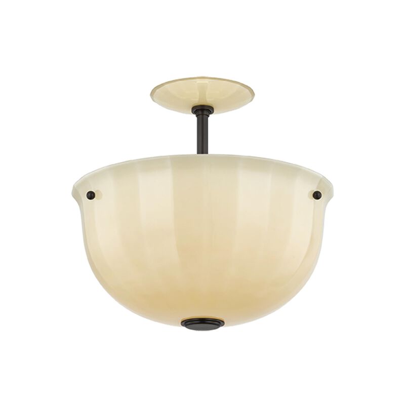 Nevins 14 Inch Semi Flush Mount by Hudson Valley Lighting