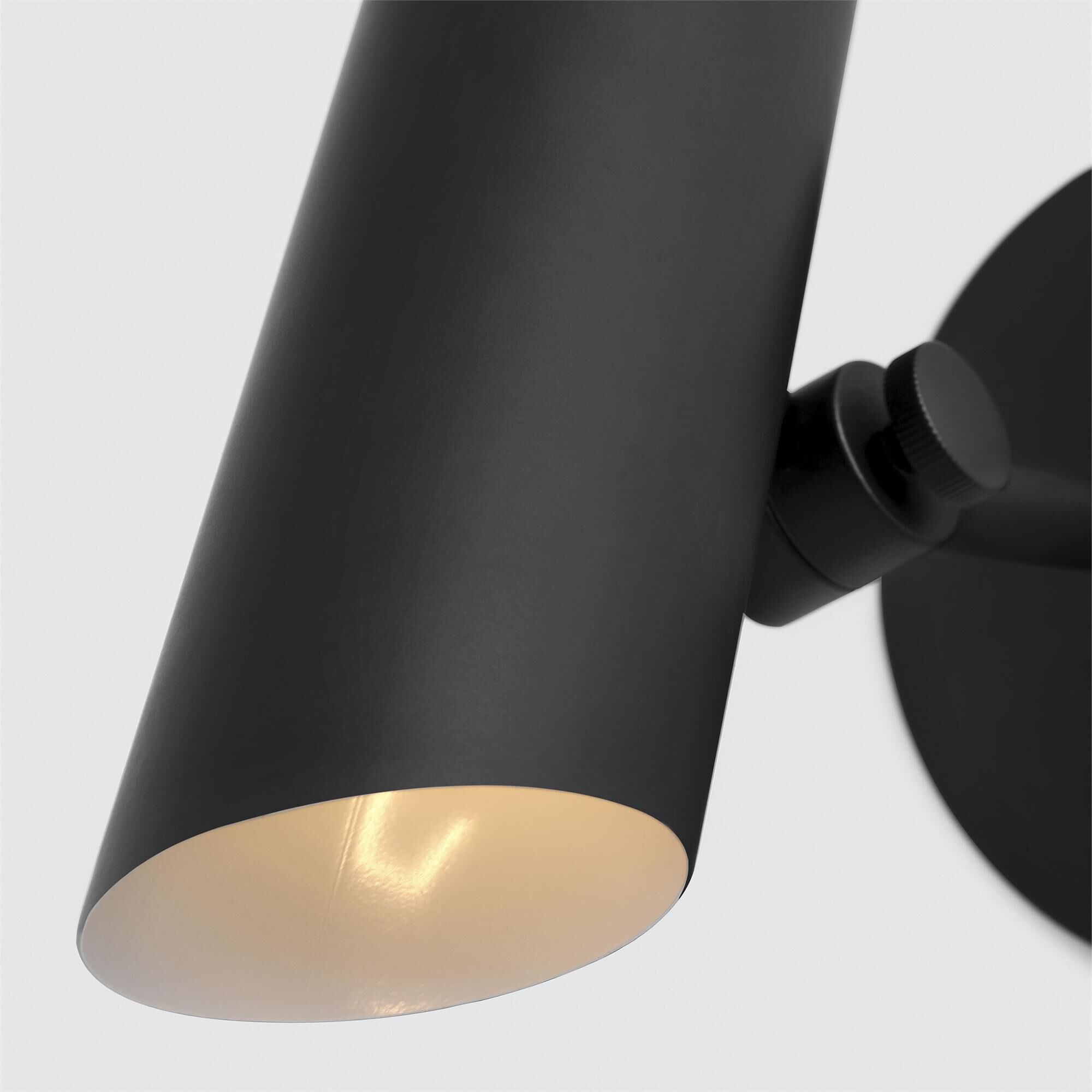 Shown in Midnight Black finish and Midnight Black shade