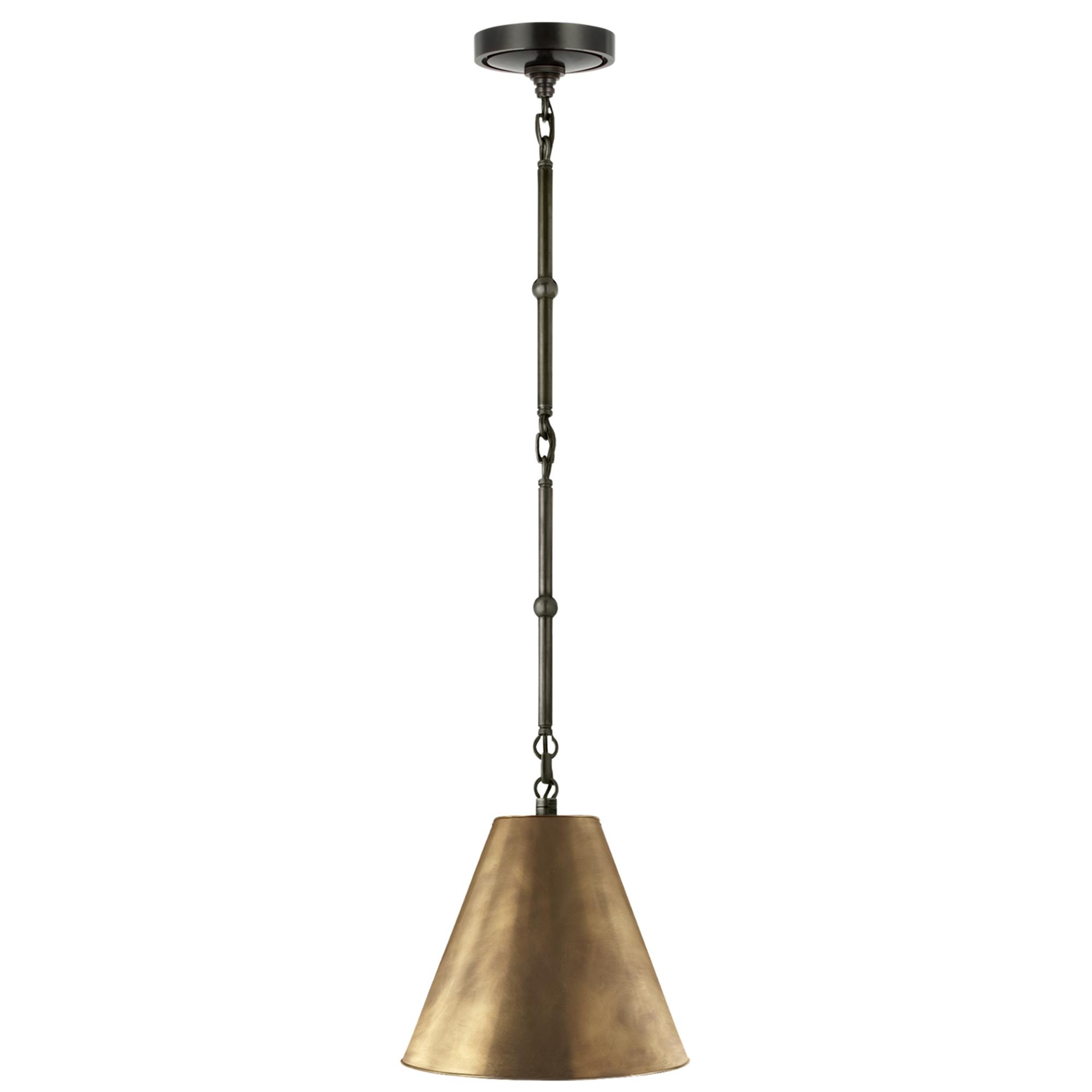 Shown in Bronze finish and Antique Brass shade