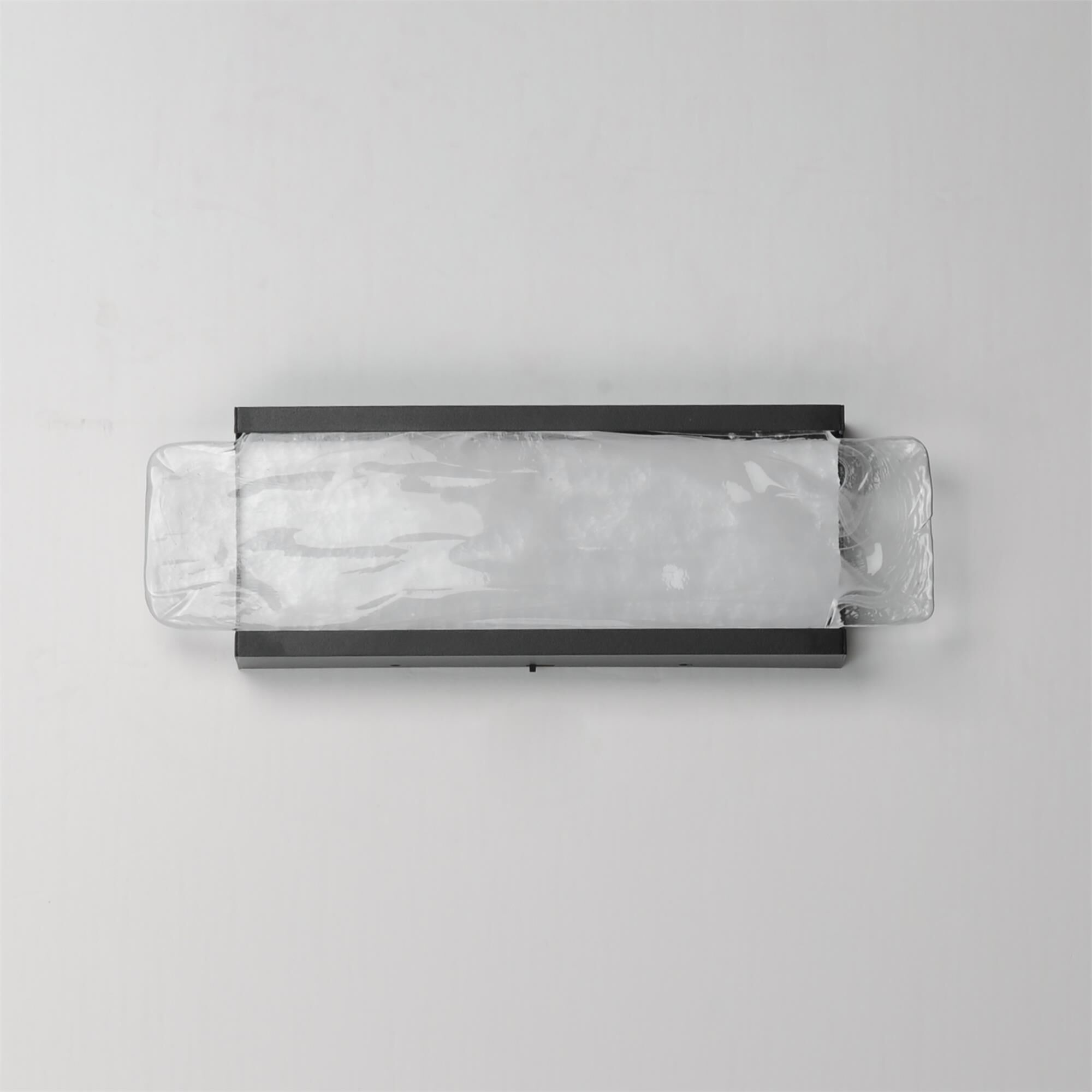 Shown in Black finish and White Spiral glass