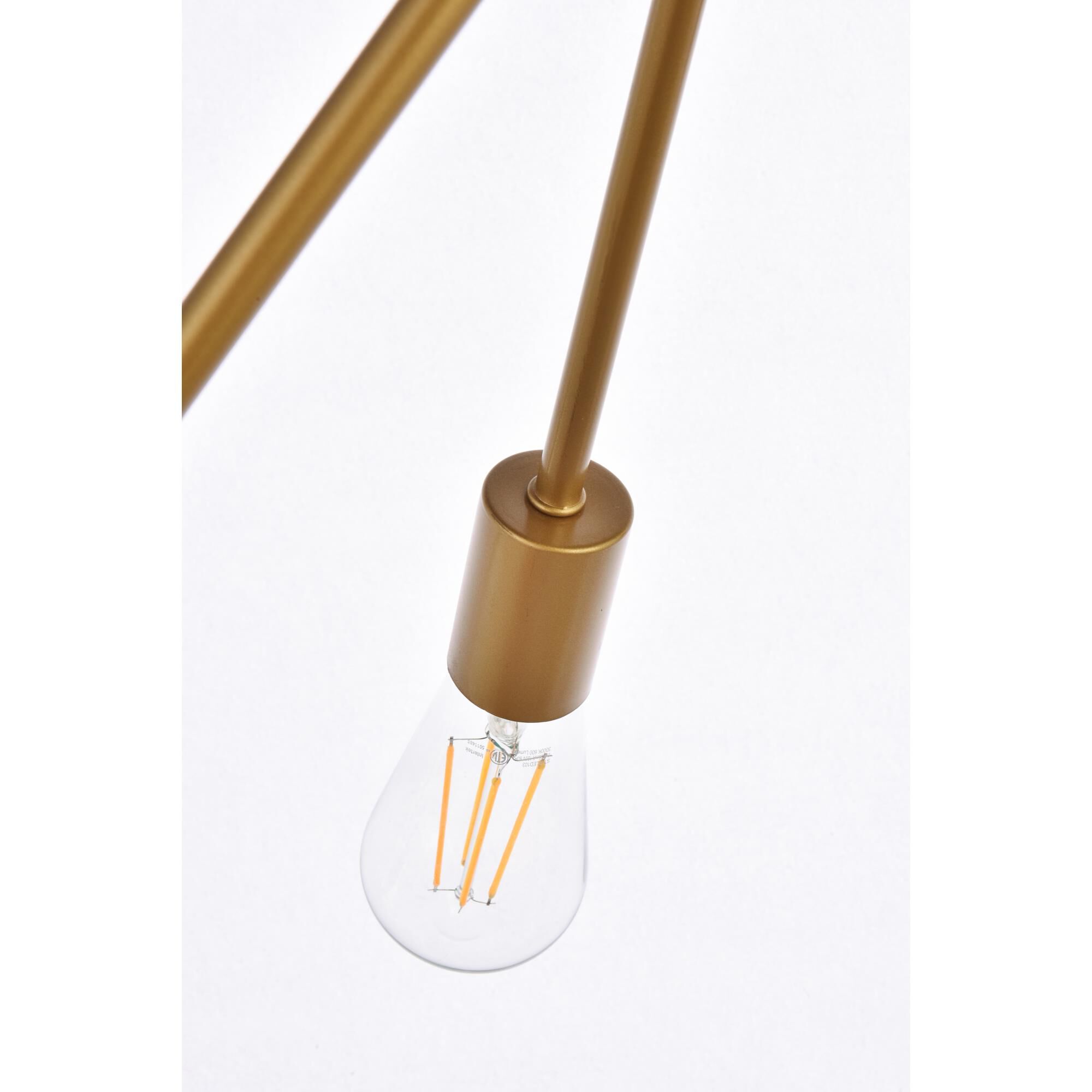 Shown in Brass finish