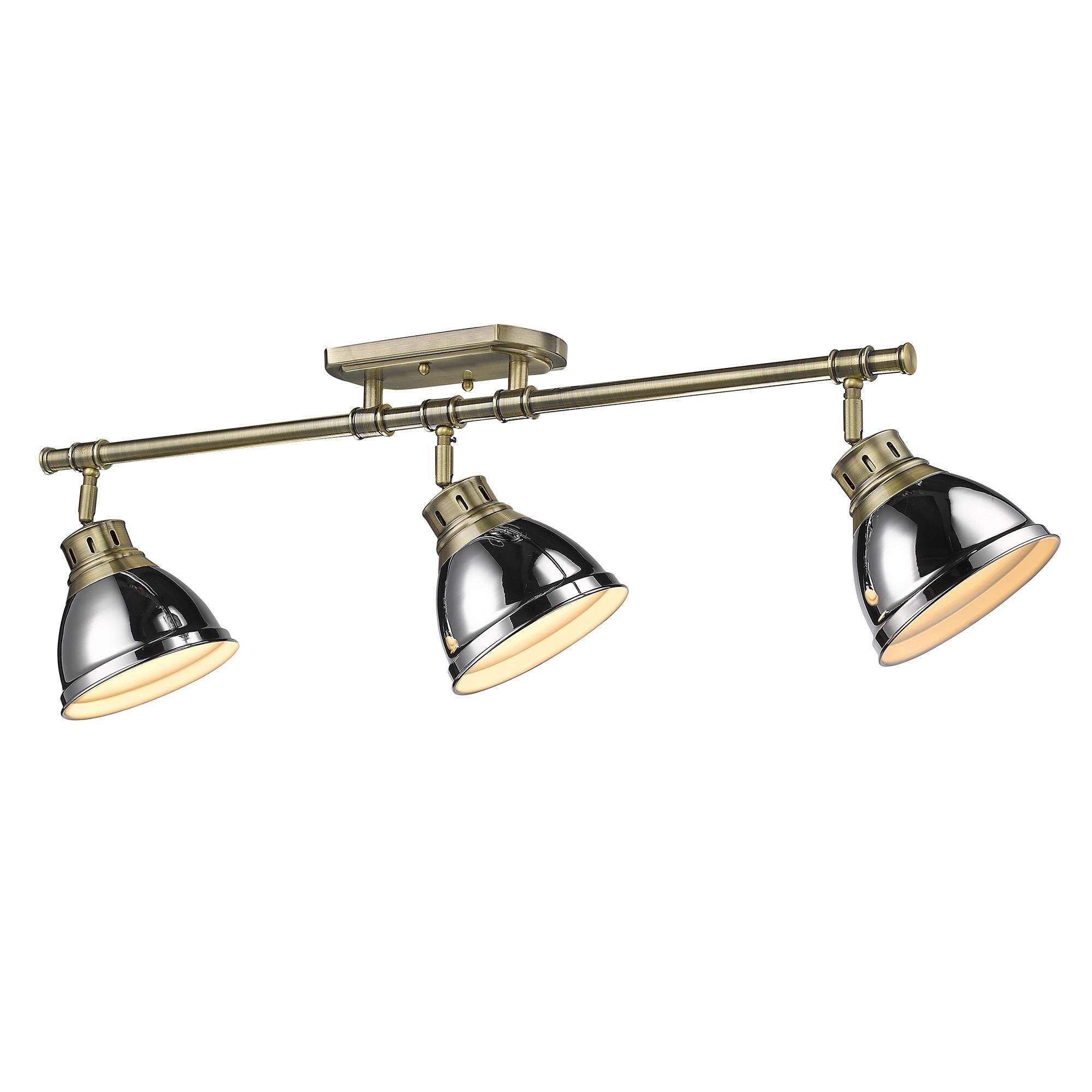 Duncan 35 Inch Track Lighting Kit by Golden Lighting