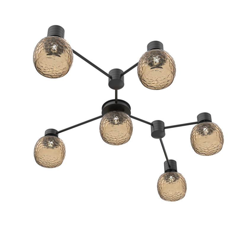 Levi Wilson Vessel 37 Inch Semi Flush Mount by Hammerton Studio
