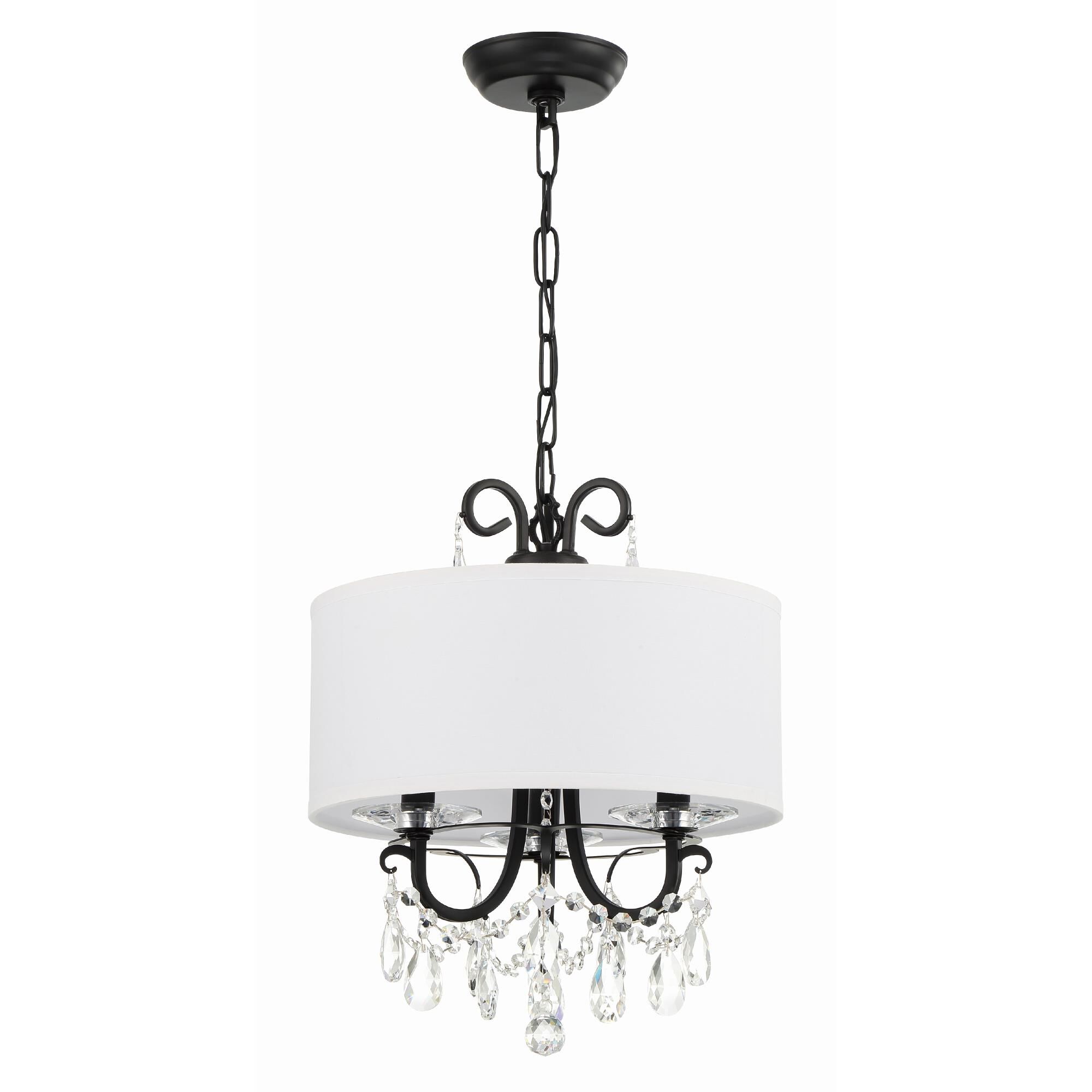 Othello 14 Inch 3 Light Mini Chandelier by Crystorama