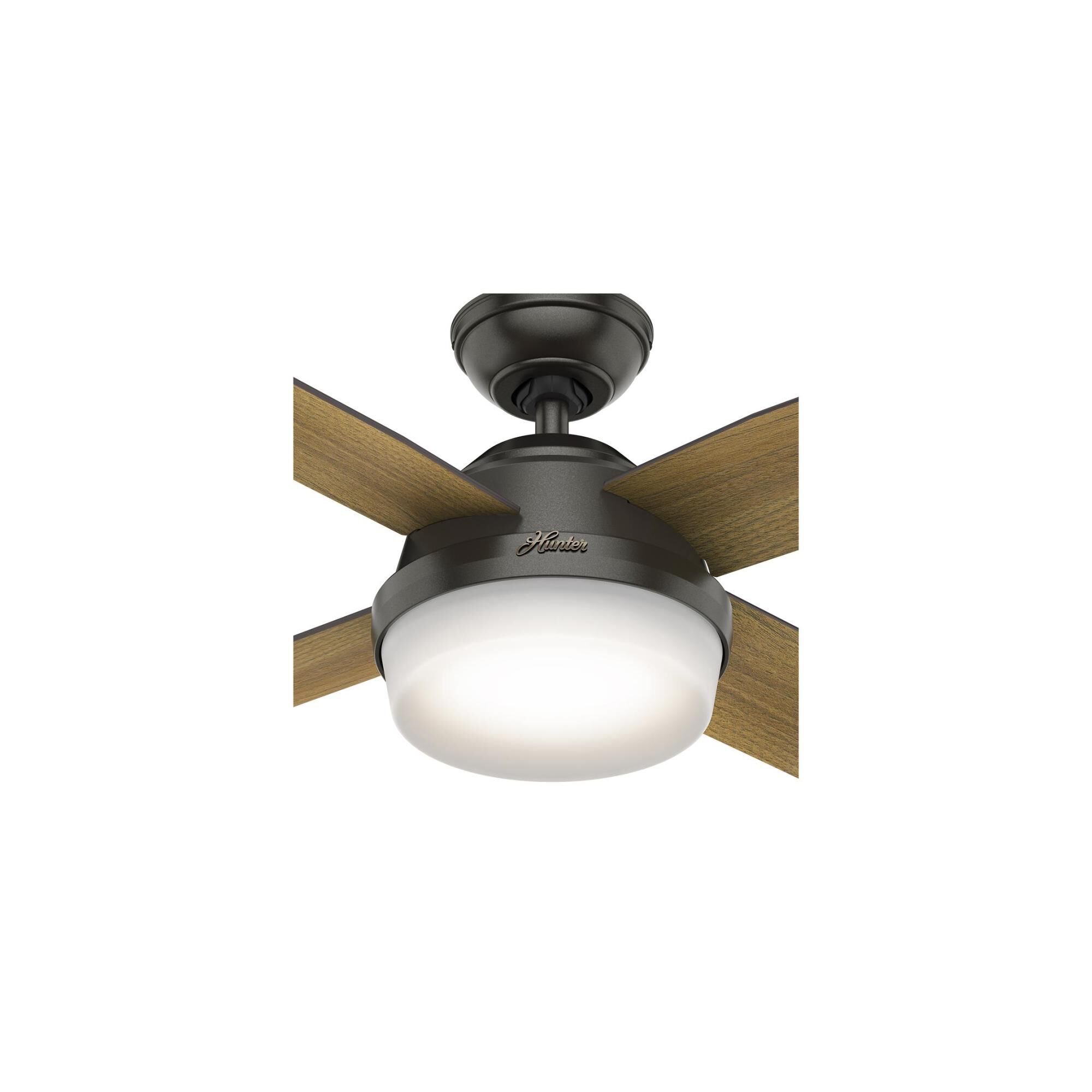 Dempsey 44 Inch Ceiling Fan with Light Kit by Hunter Fan