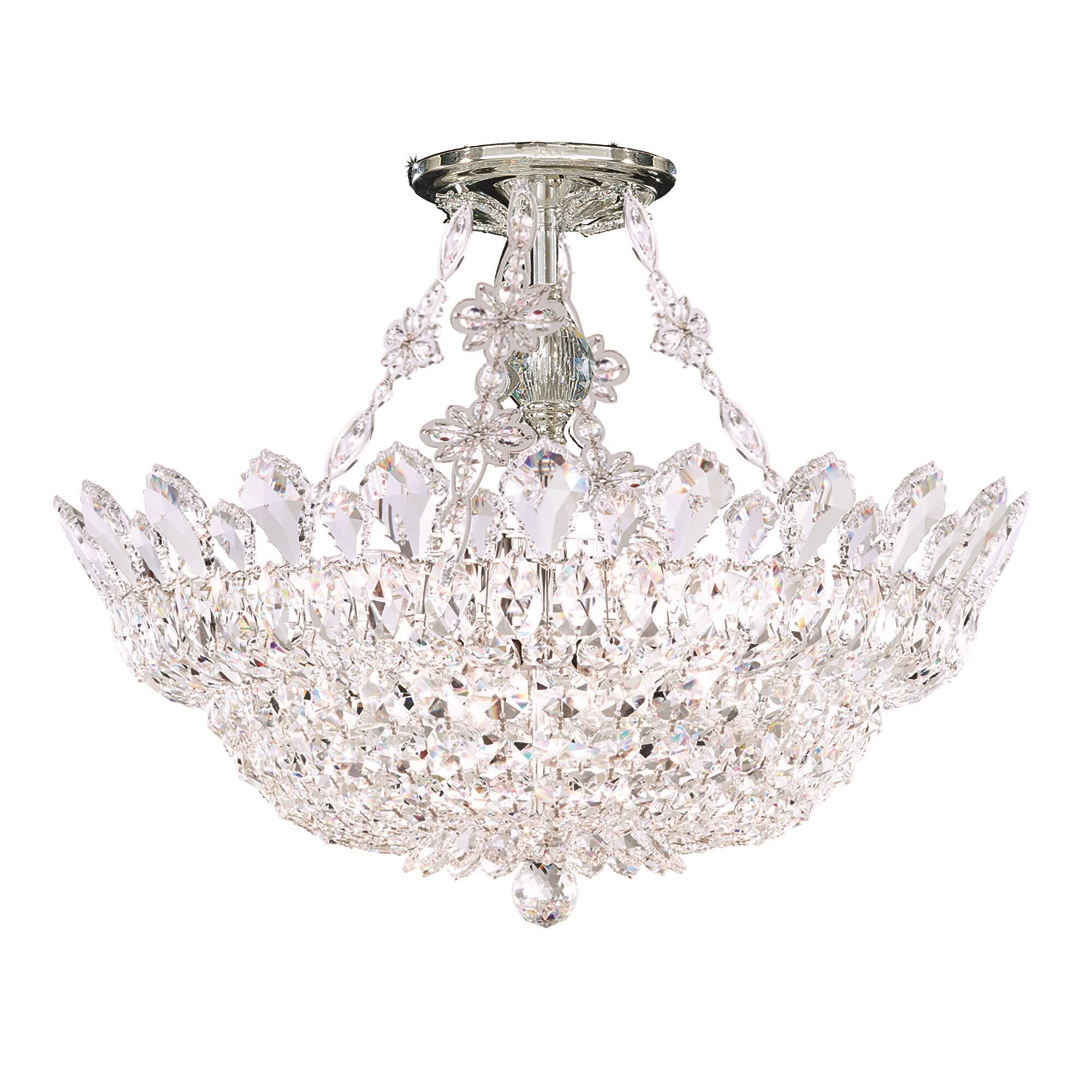 Shown in Silver finish and Clear Radiance crystal