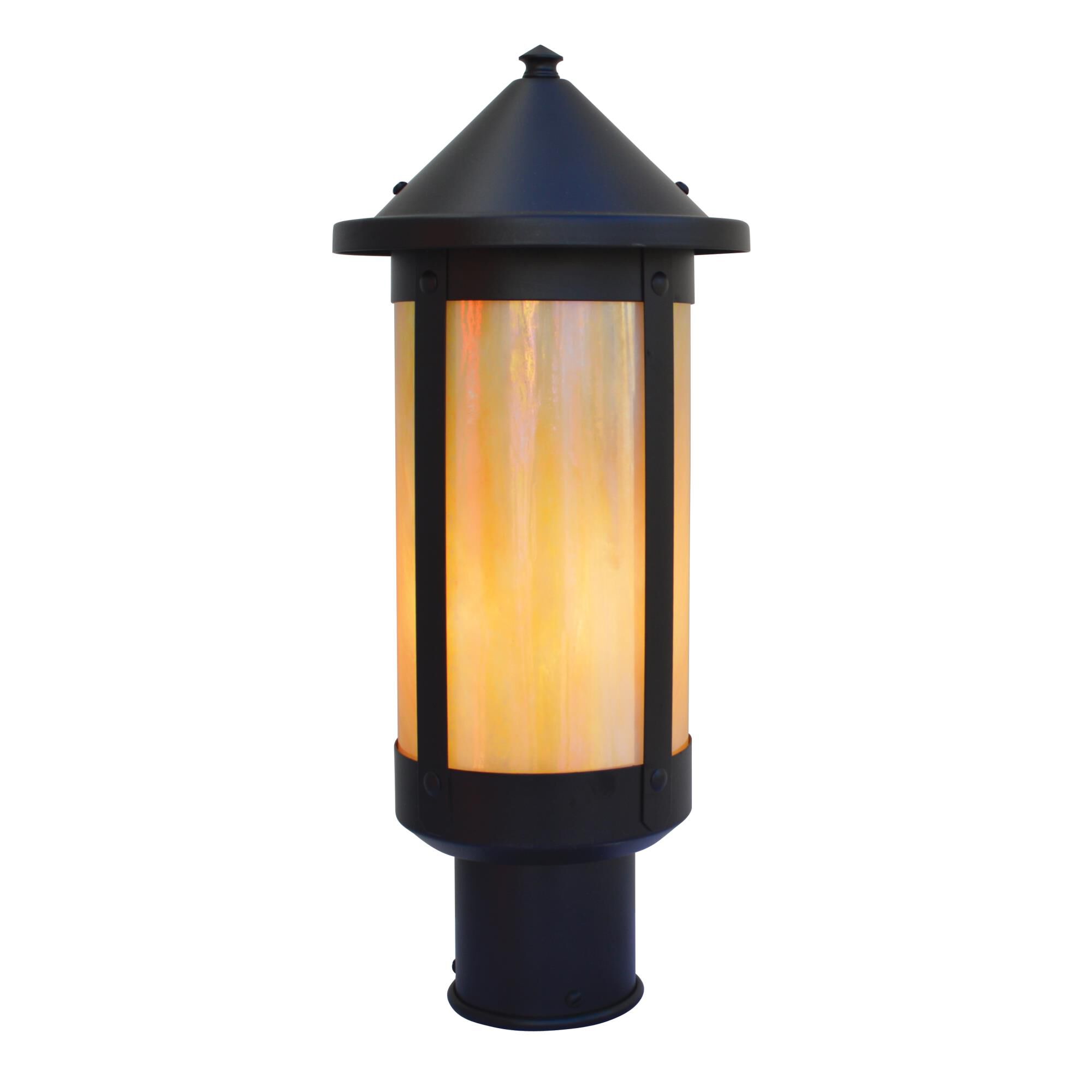 Berkeley 14 Inch Tall 1 Light Outdoor Post Lamp by Arroyo Craftsman
