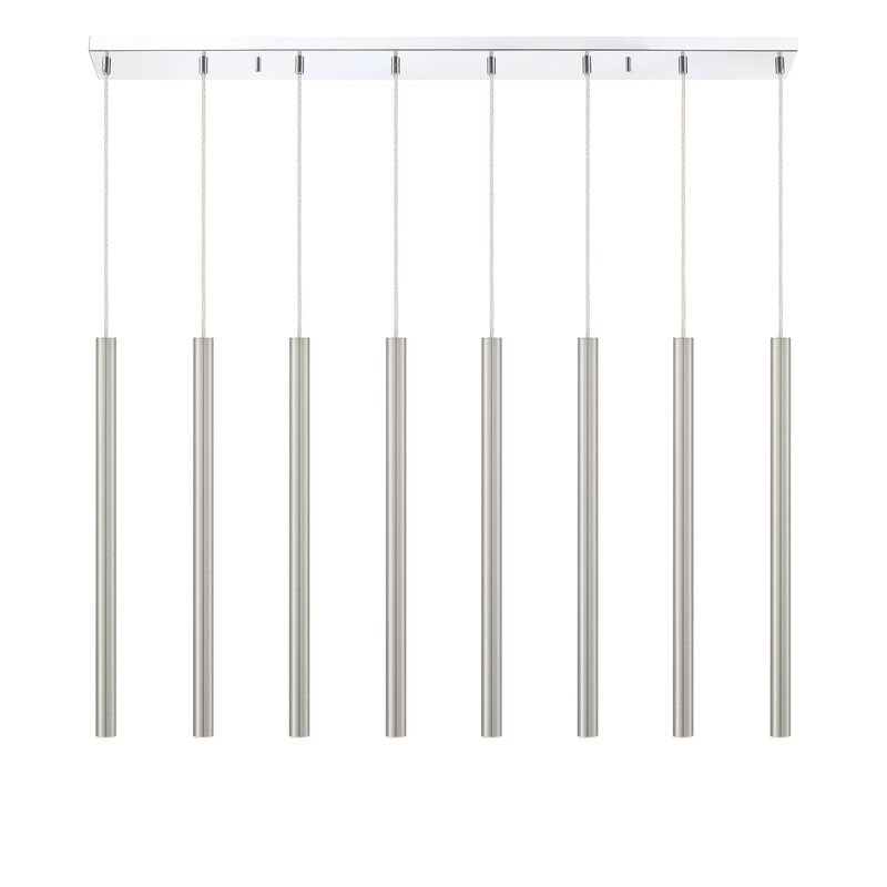 Forest 44 Inch 8 Light LED Linear Suspension Light by Z-Lite