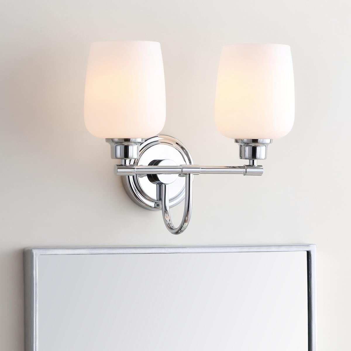 Rayden 13 Inch 2 Light LED Bath Vanity Light by Safavieh