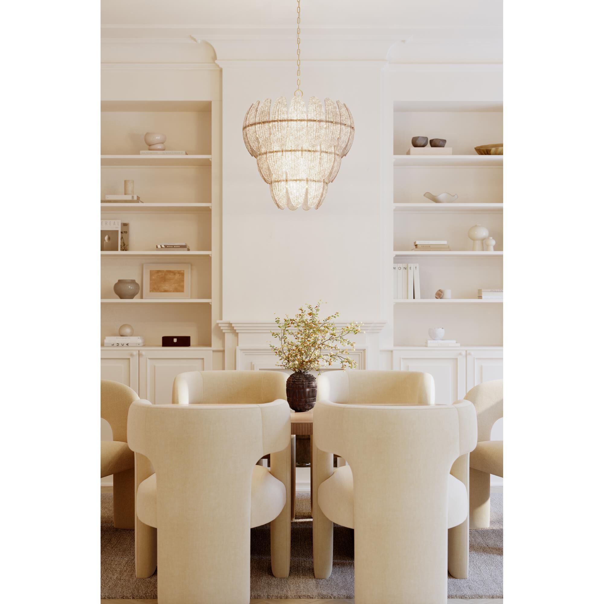 Shown in Legacy Brass finish and Grey Textured shade