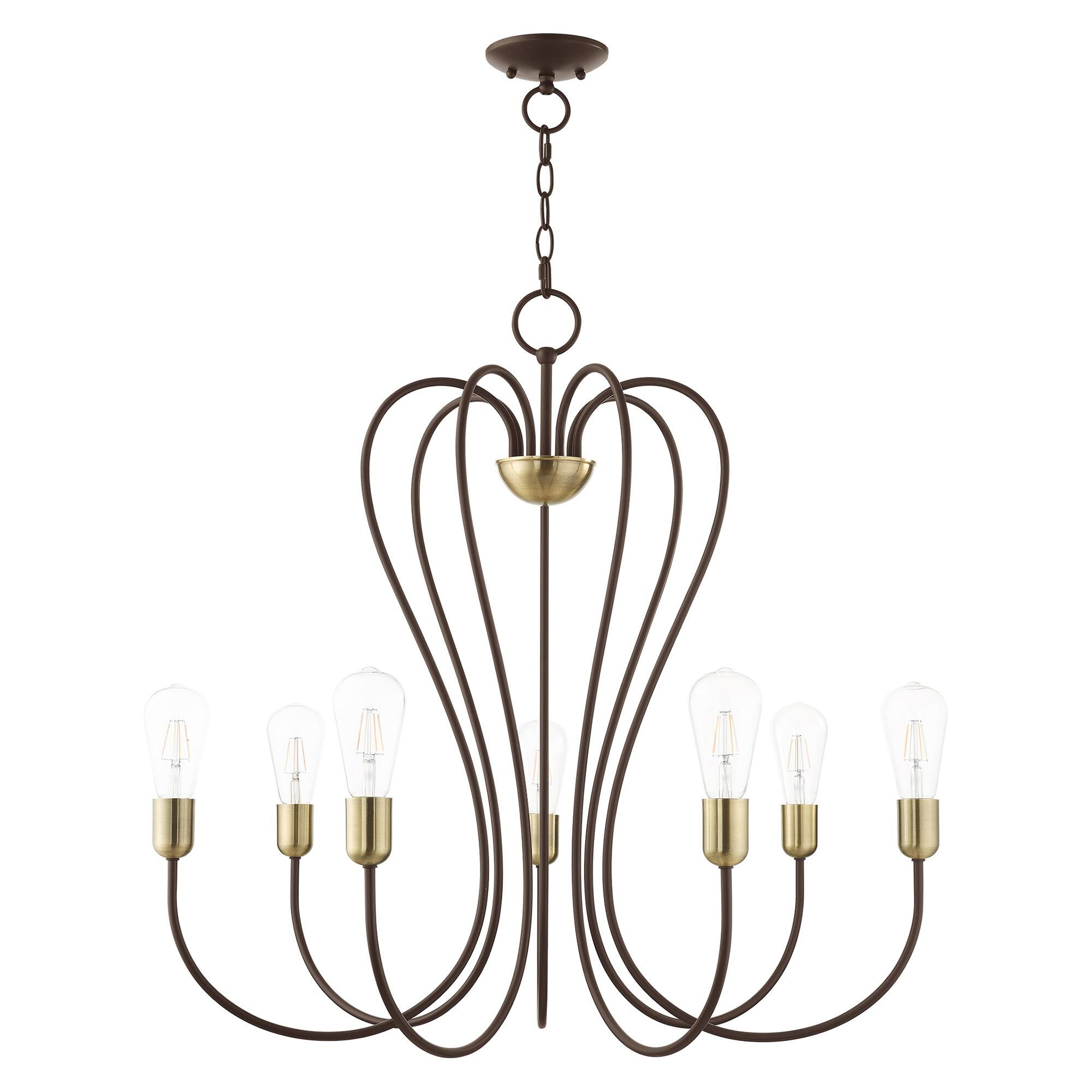 Lucerne 7 Light Chandelier by Livex Lighting