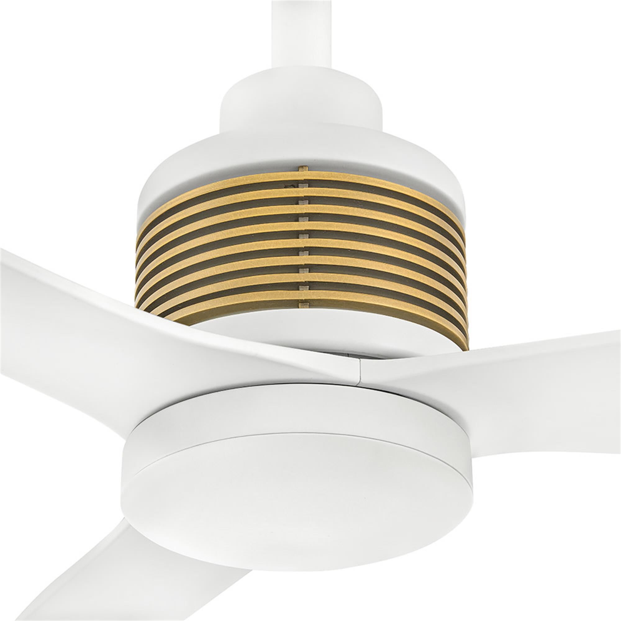 Shown in Matte White with Heritage Brass finish and Clear Acrylic with White Polycarbonate Diffuser glass