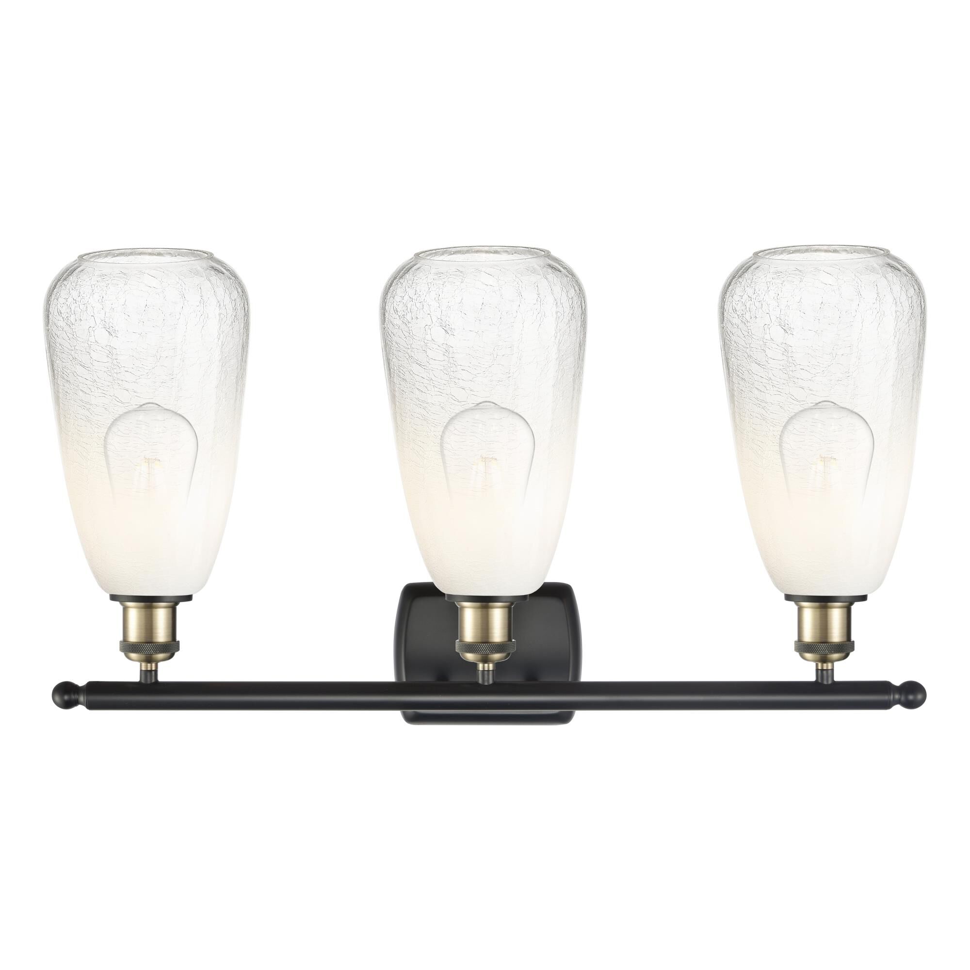 Shown in Black Antique Brass finish and Opal glass