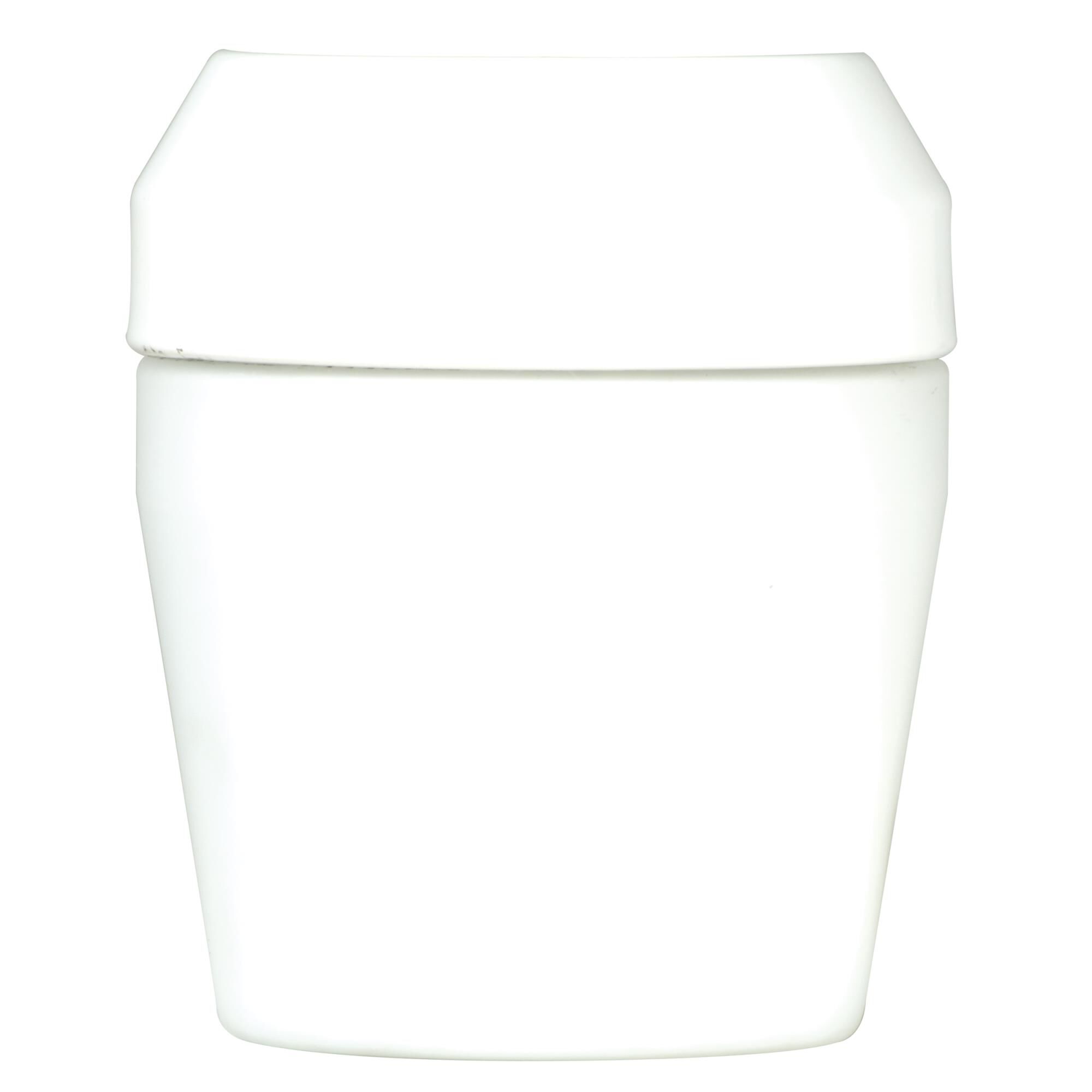 Shown in White finish and Opal White glass