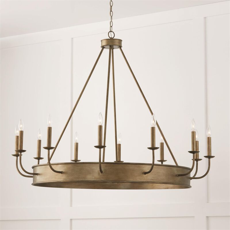 Nole 49 Inch 12 Light Chandelier by Capital Lighting Fixture Company
