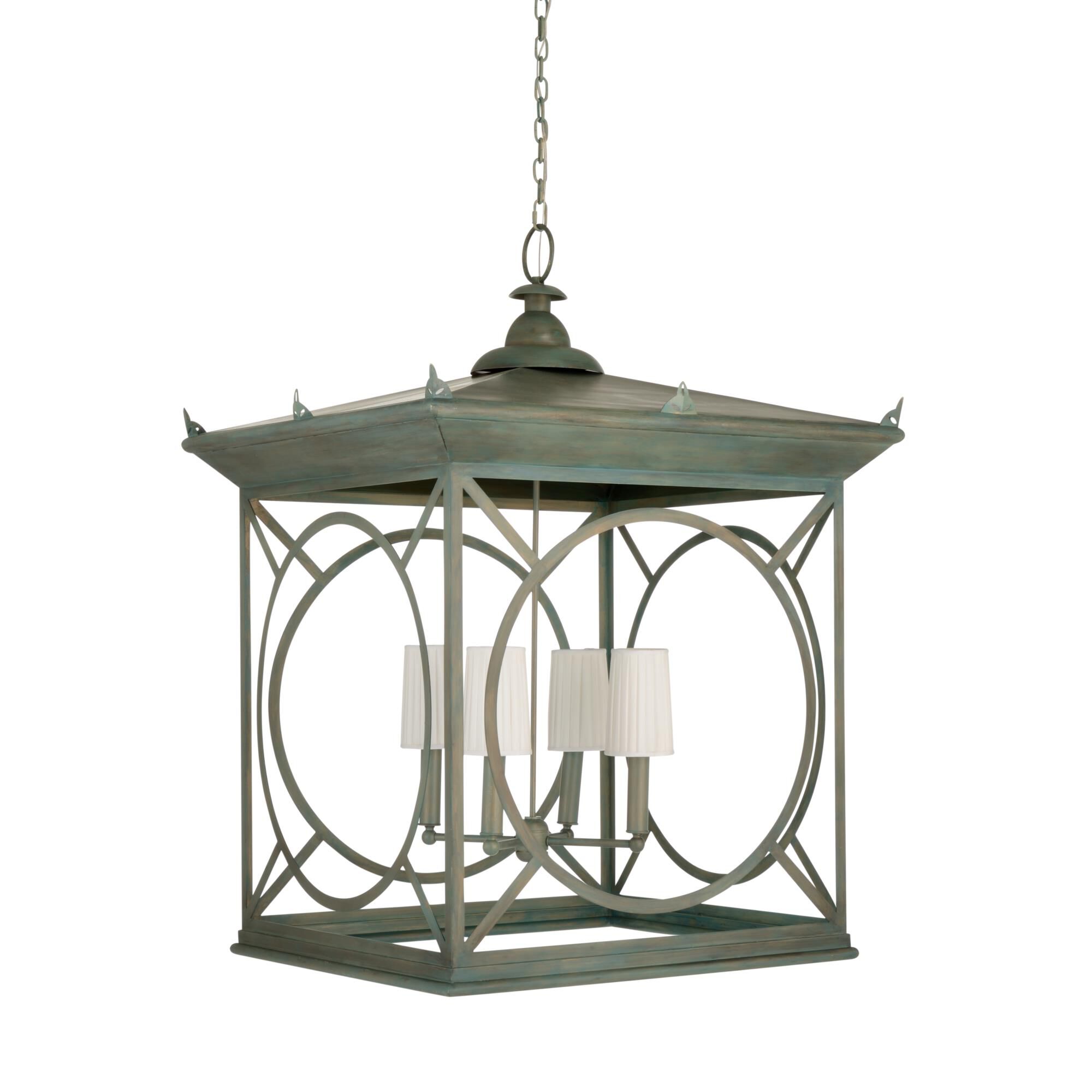 Matthew Frederick International Barlow 43 Inch Tall 4 Light Outdoor Hanging Lantern by Wildwood