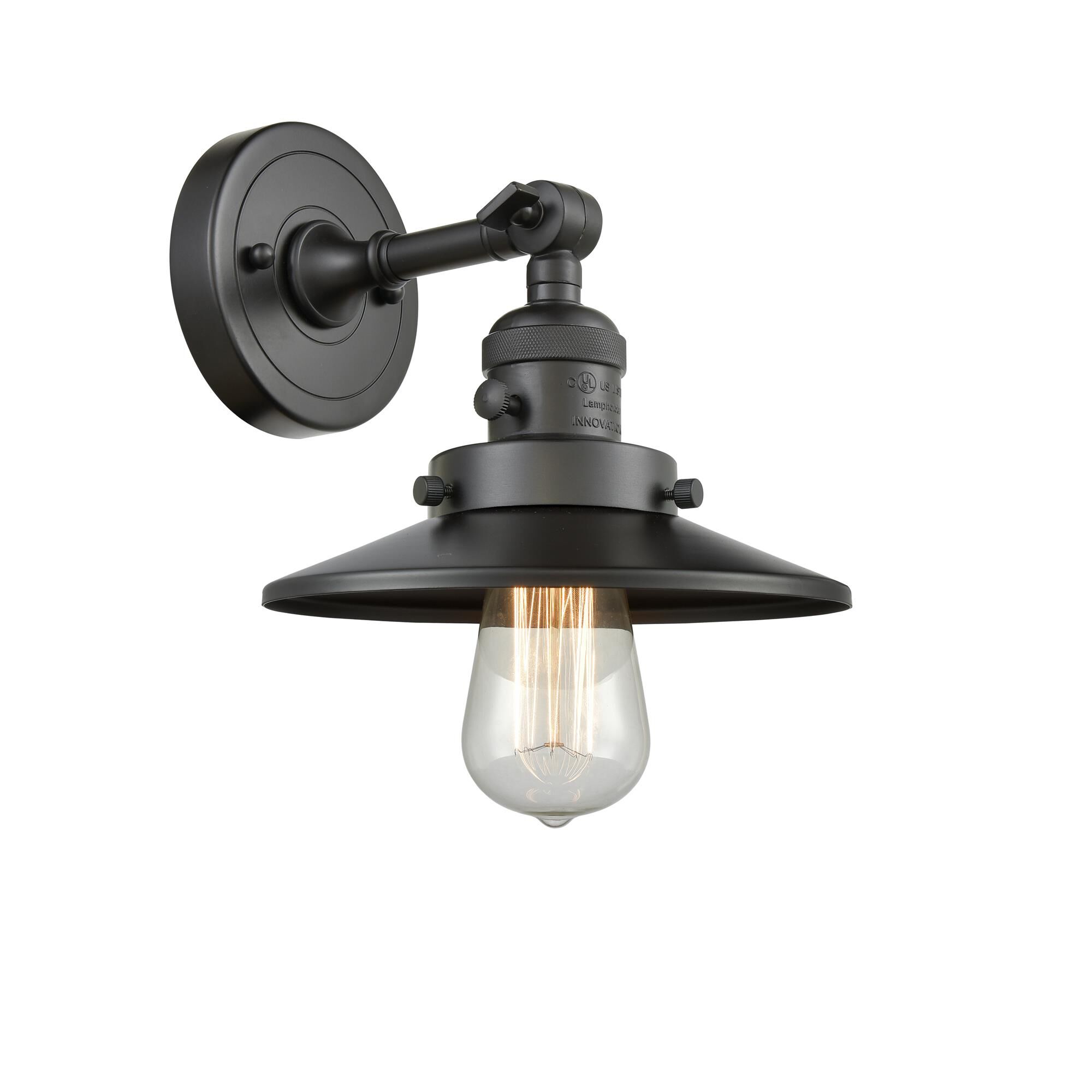 Shown in Oil Rubbed Bronze finish and Oil Rubbed Bronze glass and Oil Rubbed Bronze shade and Switch on Socket accent