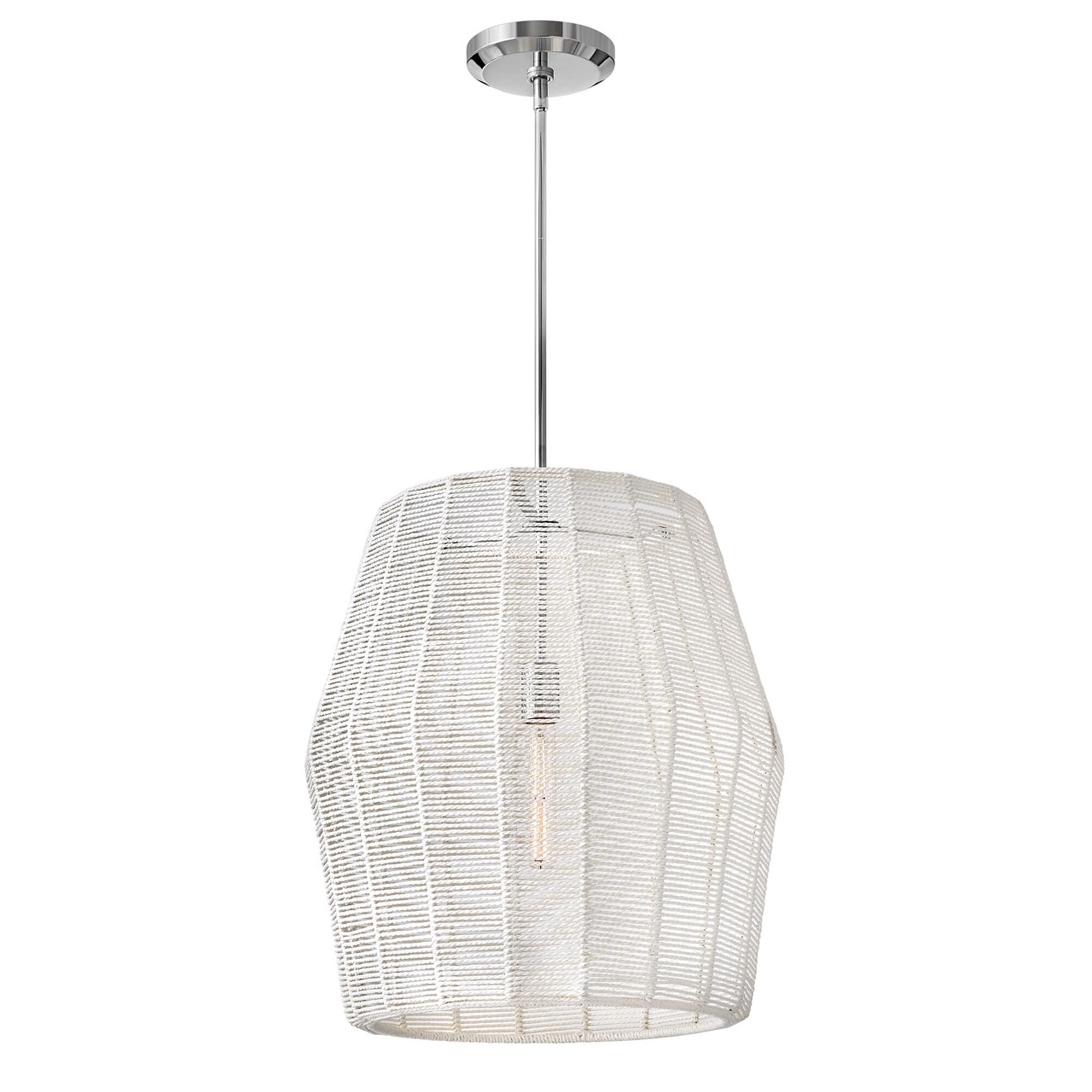 Shown in Polished Chrome finish and Natural shade