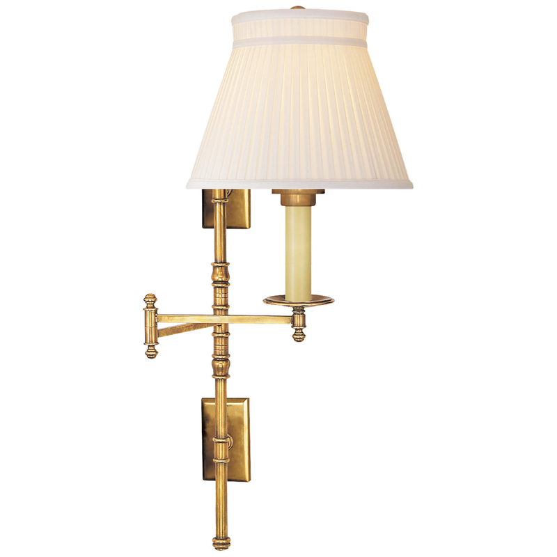 Chapman and Myers Dorchester Wall Swing Lamp by Visual Comfort Signature Collection