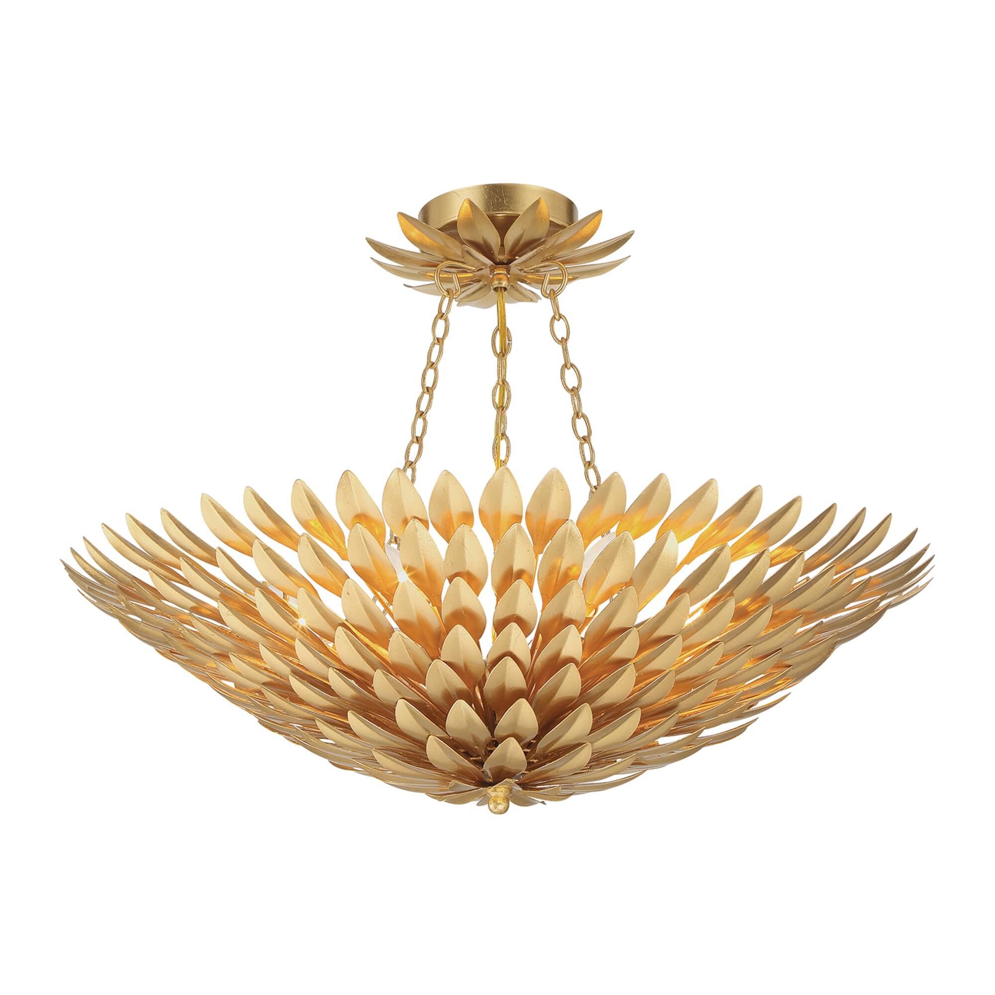 Shown in Antique Gold finish
