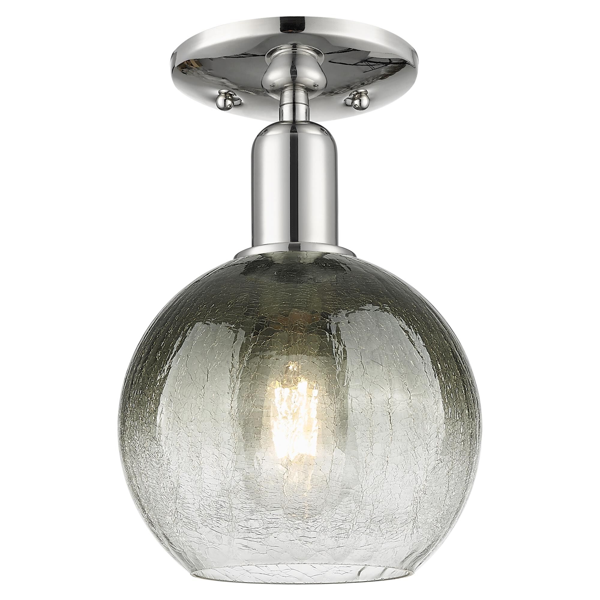 Bruno Marashlian Brookhaven Globe 8 Inch Semi Flush Mount by Innovations Lighting